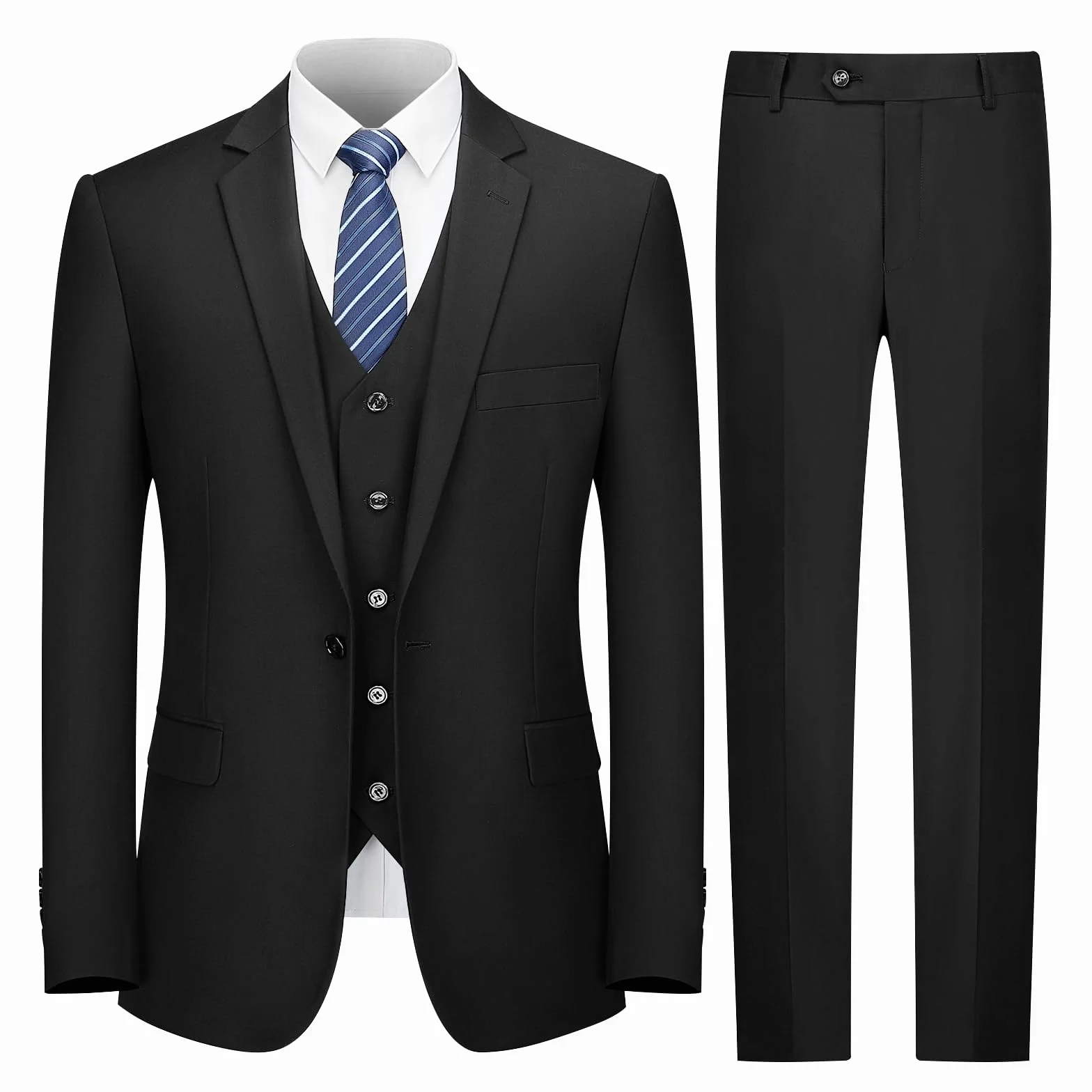 Cooper & Nelson Trajes de 3 Piezas para Hombre Esmoquin