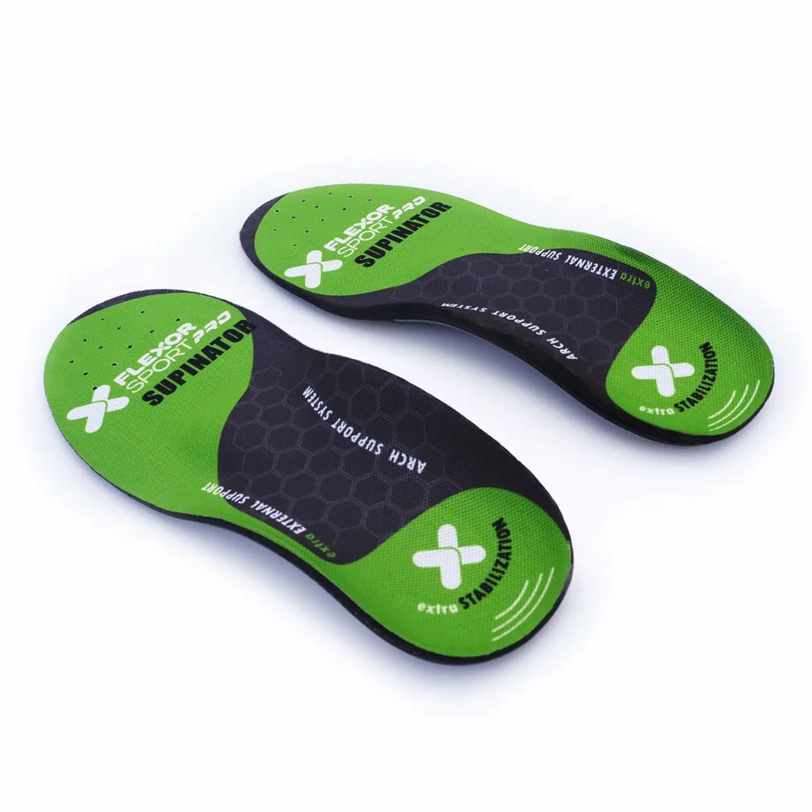 Flexor Plantillas Pro Trail Running para Pie Supinador, Talla 41, Soporte en Arco Plantar, Amortiguación Gel, Transpirables, Unisex