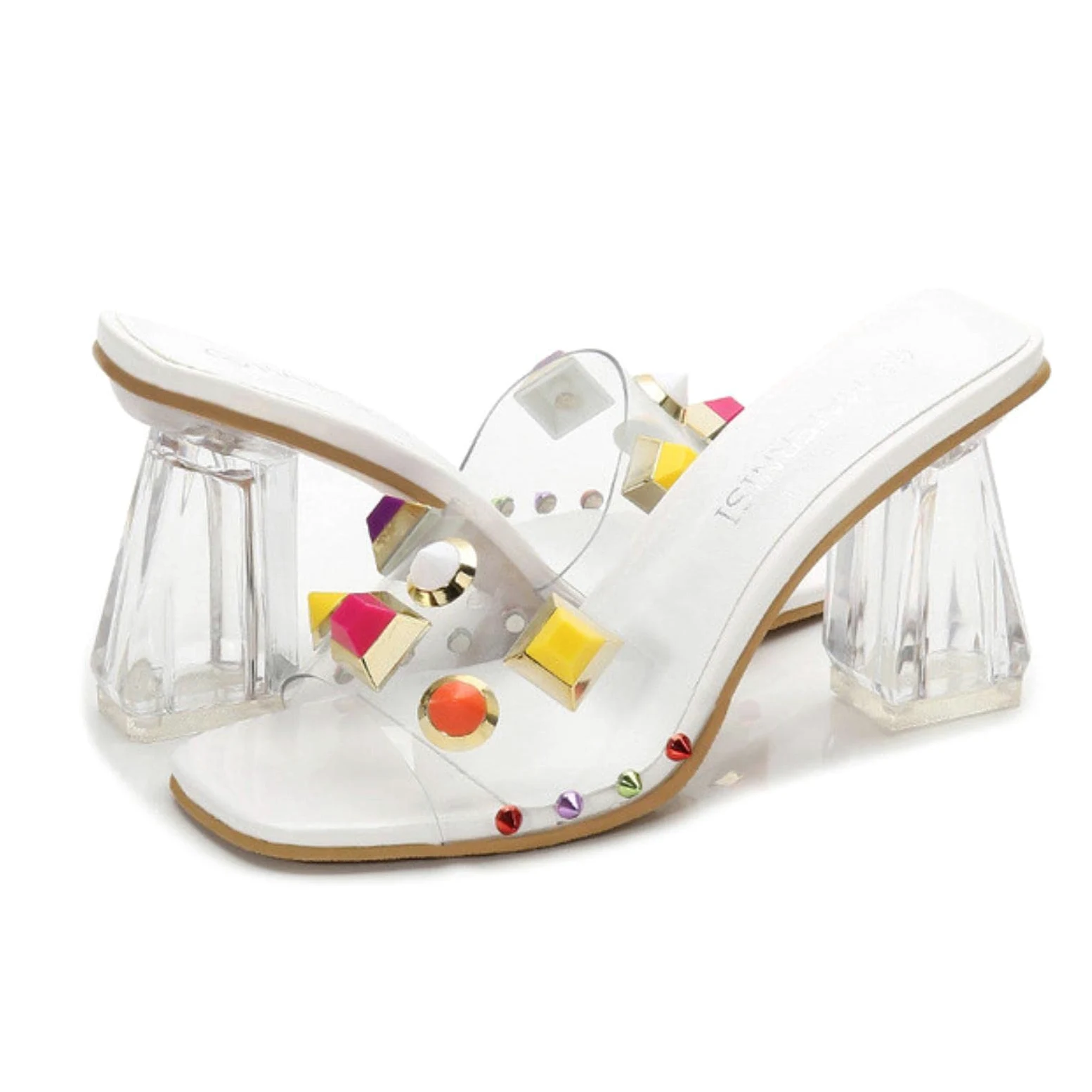 Zapatos de tacón de aguja de verano de 8 cm con correa de tobillo sandalias romanas para mujer sexy sandalias de fiesta de tacón alto de moda