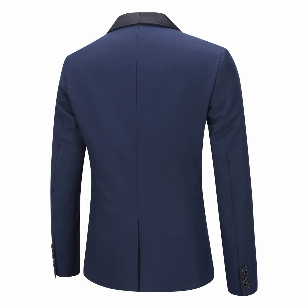 Blazer para Hombre con Cuello de Chal 1 Botón Formal Chaqueta de Traje para Boda Fiesta