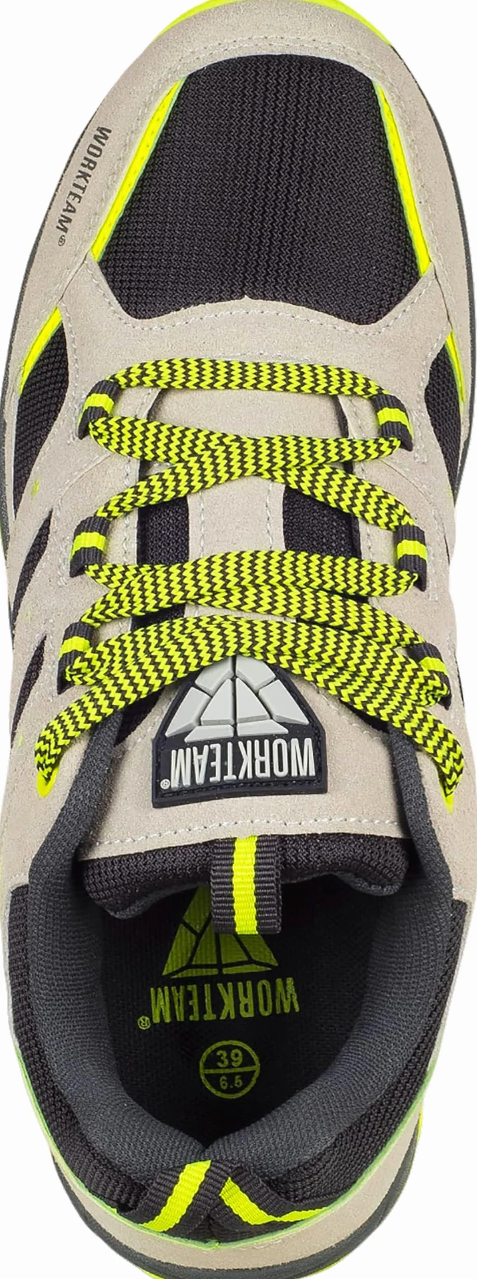 WORKTEAM Zapatilla Trekking Unisex con Cordones, Suela TPR Antideslizante, Plantilla con Amortiguación Extraíble Ligera, Ideal para Uso en Exteriores