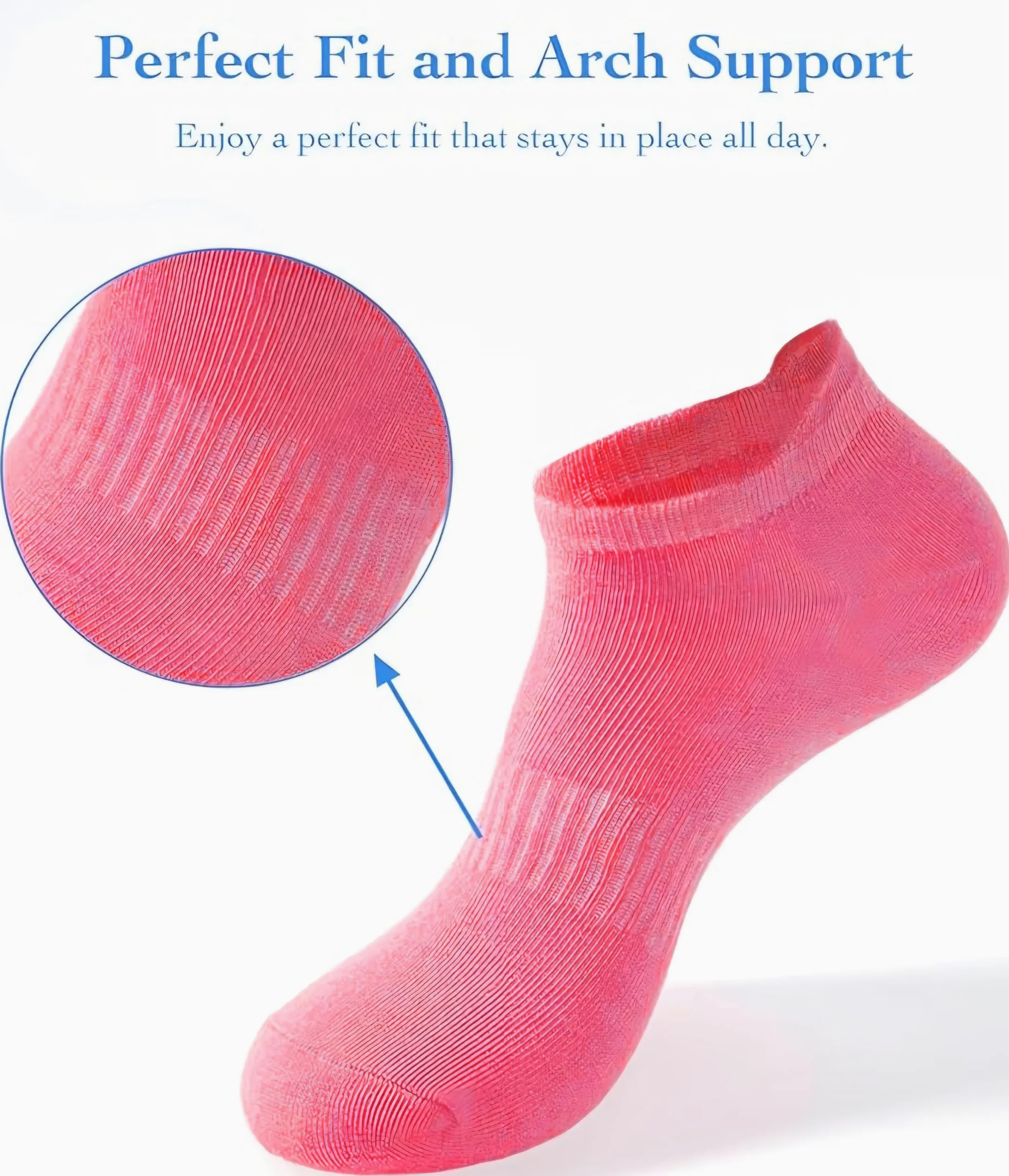20 pares de calcetines de tobillo para mujer, calcetines de algodón invisibles para mujer, talla 9-11