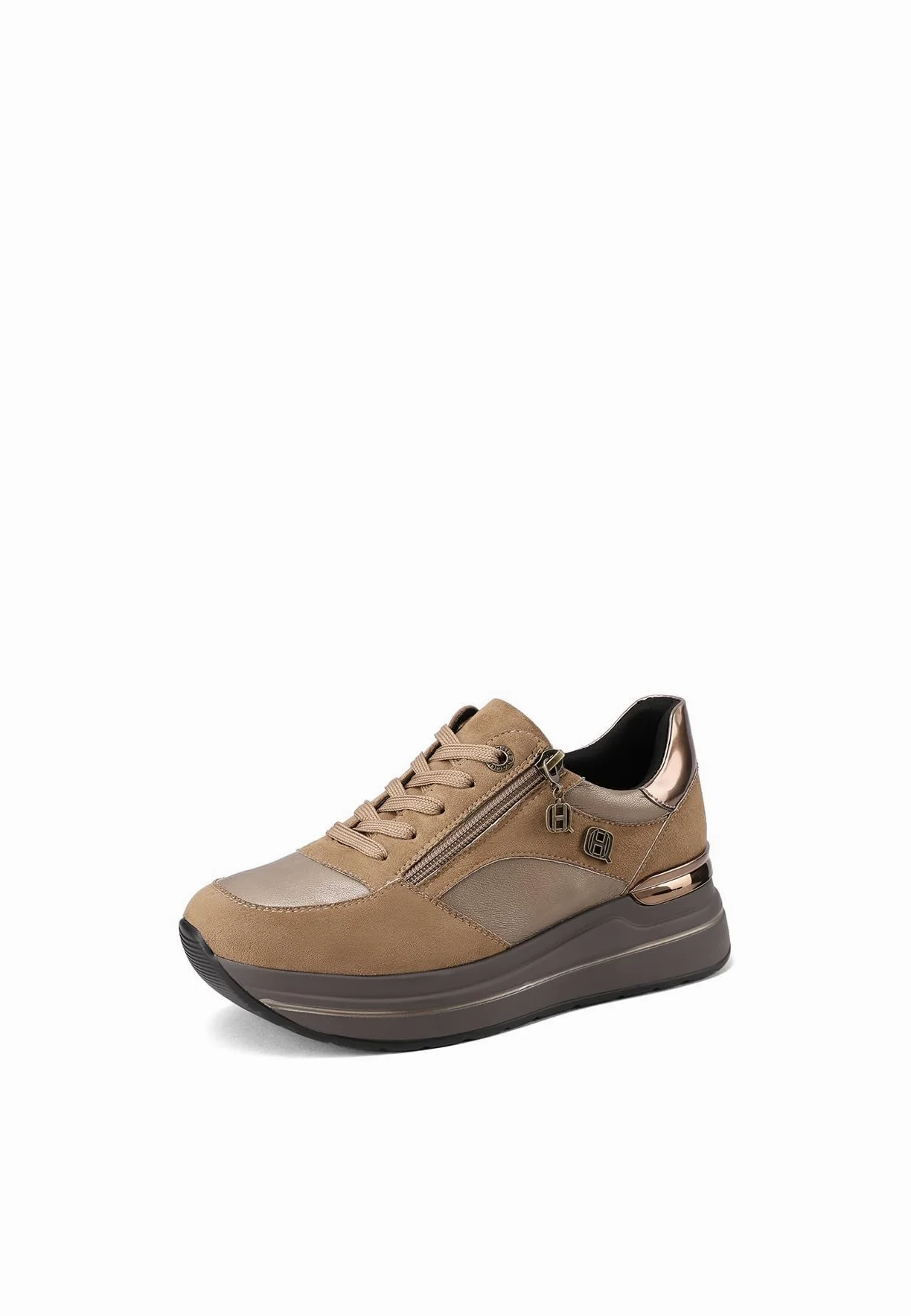 QUEEN HELENA Zapatillas altas con cremallera Zapatillas de deporte Platform Mujer X33-21
