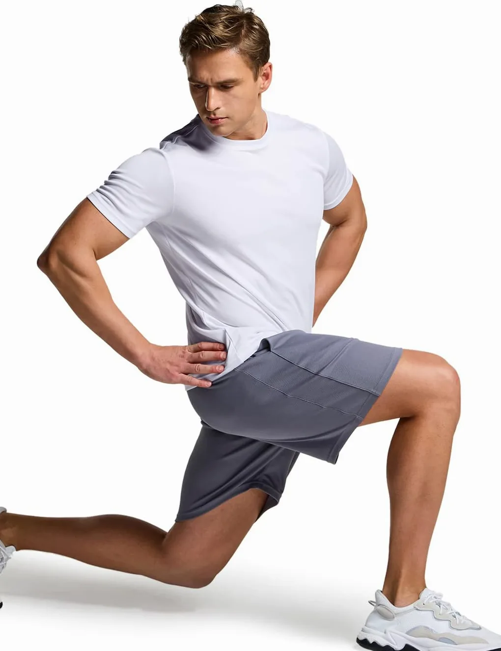 Boyzn Pack de 3 camisetas deportivas de manga corta para hombre, camiseta funcional, de secado rápido, transpirable, camiseta deportiva, camiseta de entrenamiento para correr, entrenamiento,