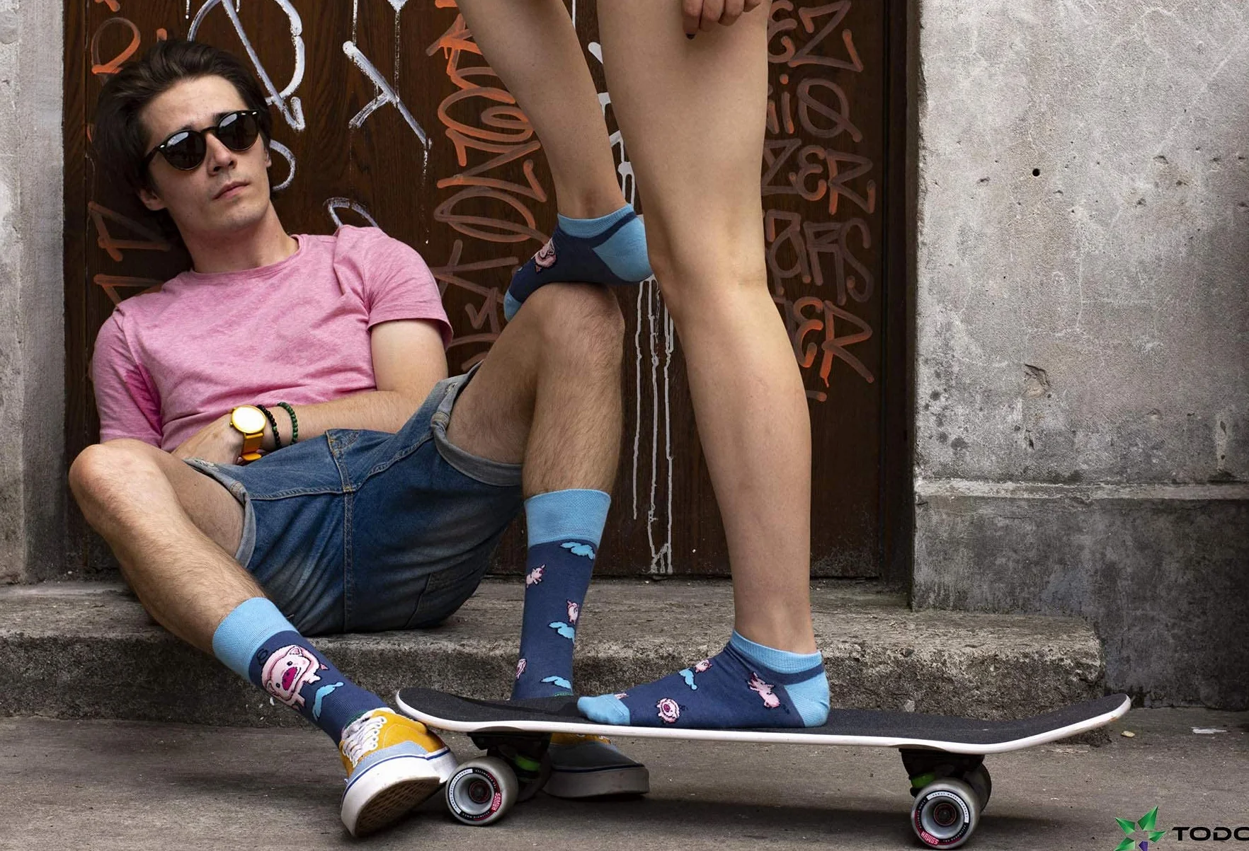 TODO Colours Casual Mix & Match - Calcetines de colores (varios colores)