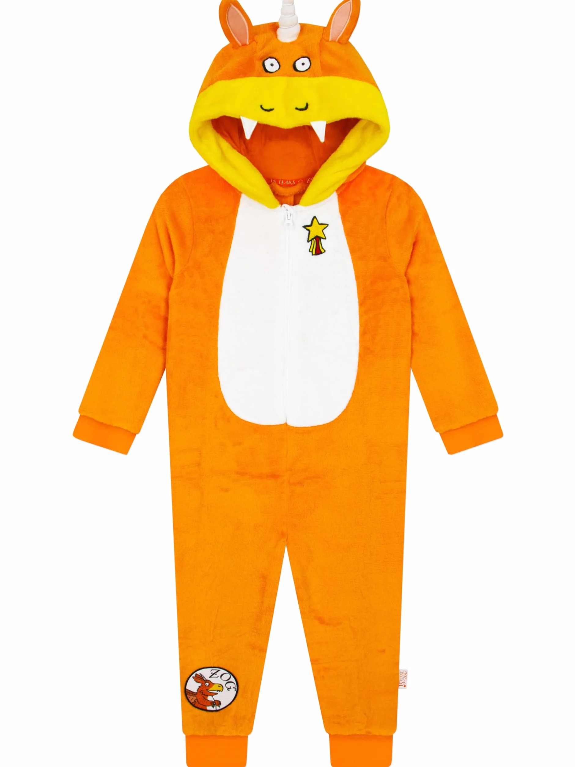 Zog Pijama Niño, Dragon Pijama Mono con Capucha Y Orejas 3D, Pijamas Invierno Niño con Capucha, Mono Dragón