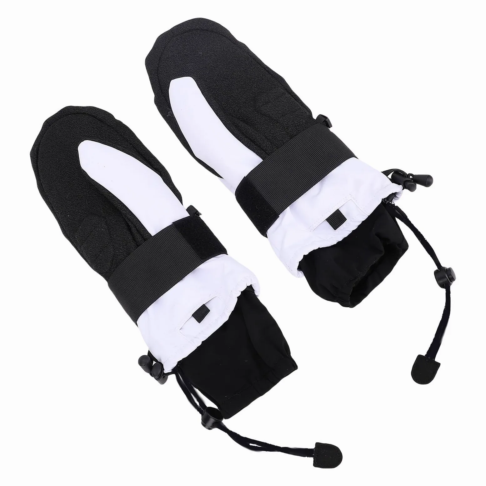 Manoplas de esquí, Cálidos a Prueba de Viento a Prueba de Nieve para Hombres y Mujeres con Interiores de 5 Dedos, Correas de Muñeca Ajustables para Snowboard, Esquí, Deportes