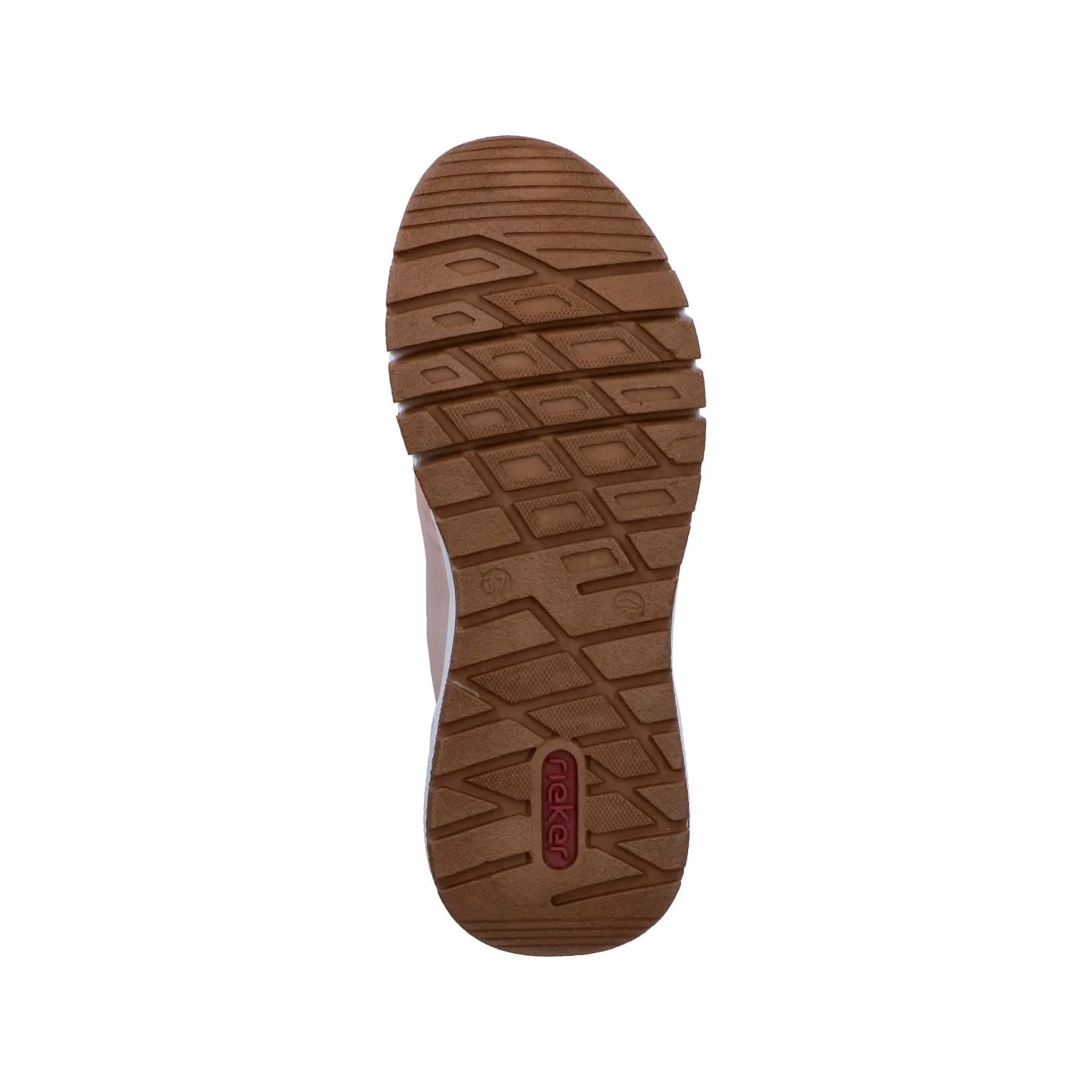 Rieker Mujer Zapatillas M4903, señora Zapatillas Bajas,Plantilla Desmontable