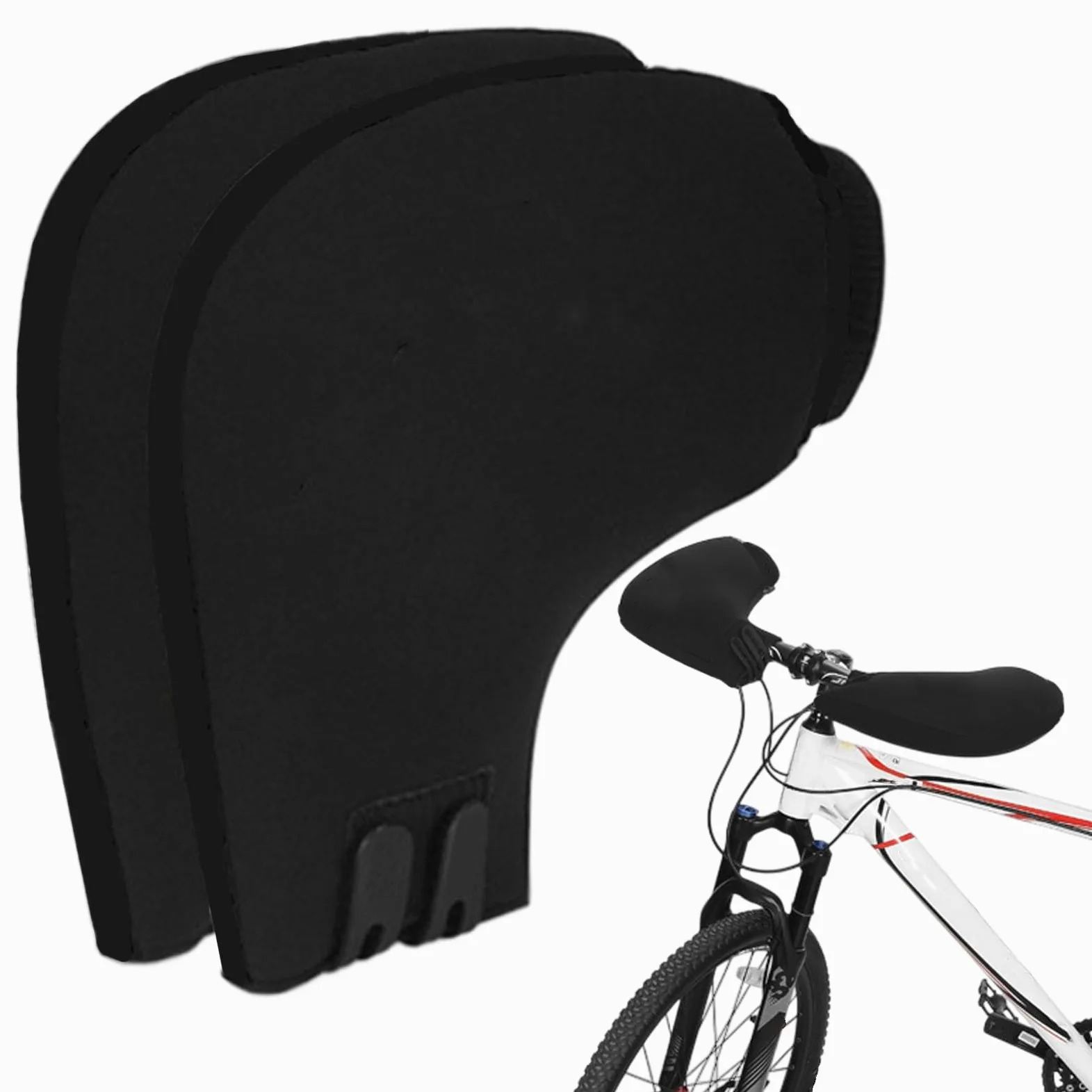 Calentador de manos para manillar de bicicleta, resistente al viento, impermeable, reflectante, calentador de manos | Funda para invierno y clima frío, guantes de ciclismo, guantes de ciclismo de invierno