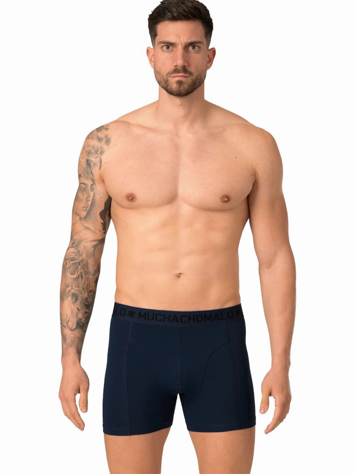 Muchachomalo - Calzoncillos tipo bóxer para hombre, 2 unidades, microfibra.