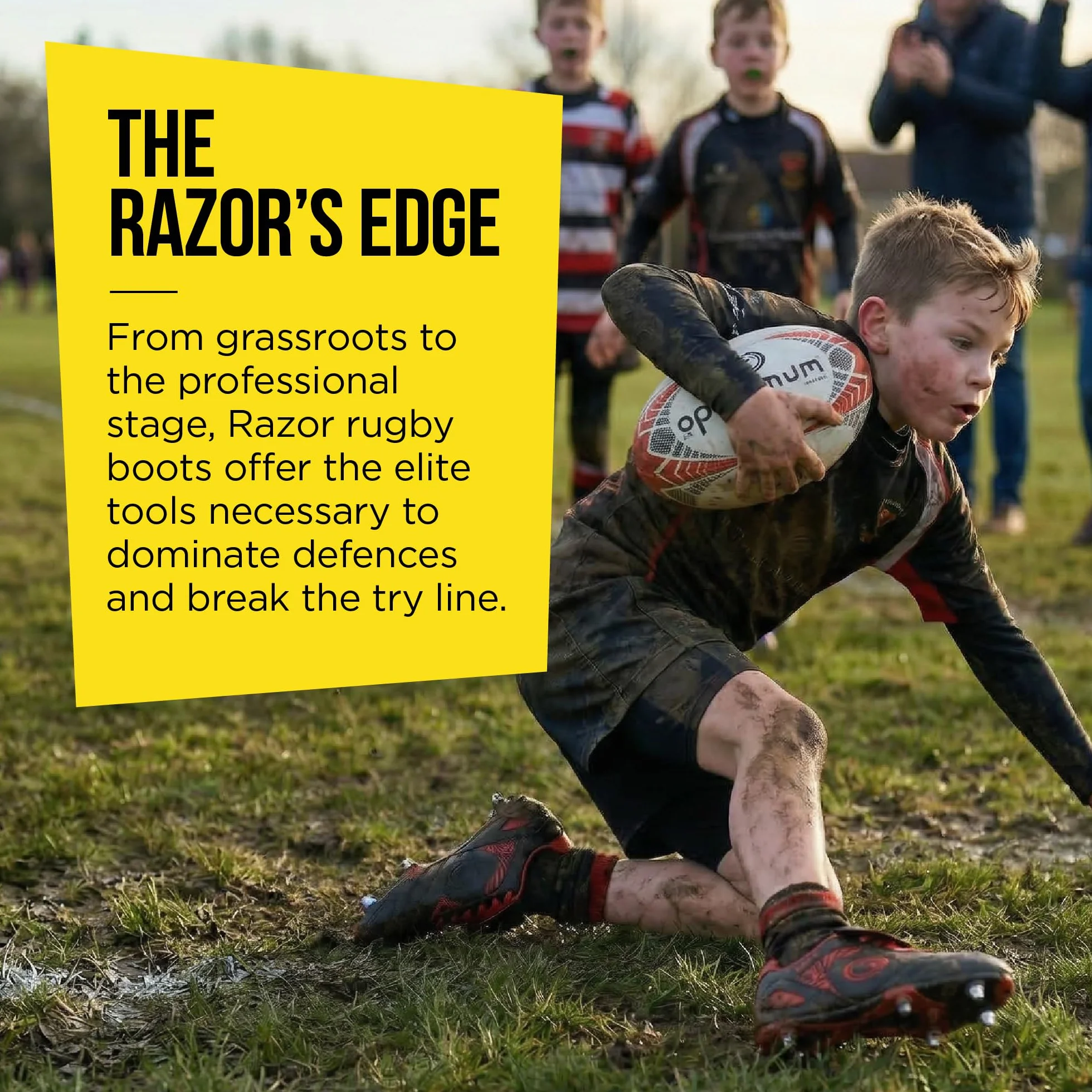 OPTIMUM Razor Zapatillas de rugbyNiños