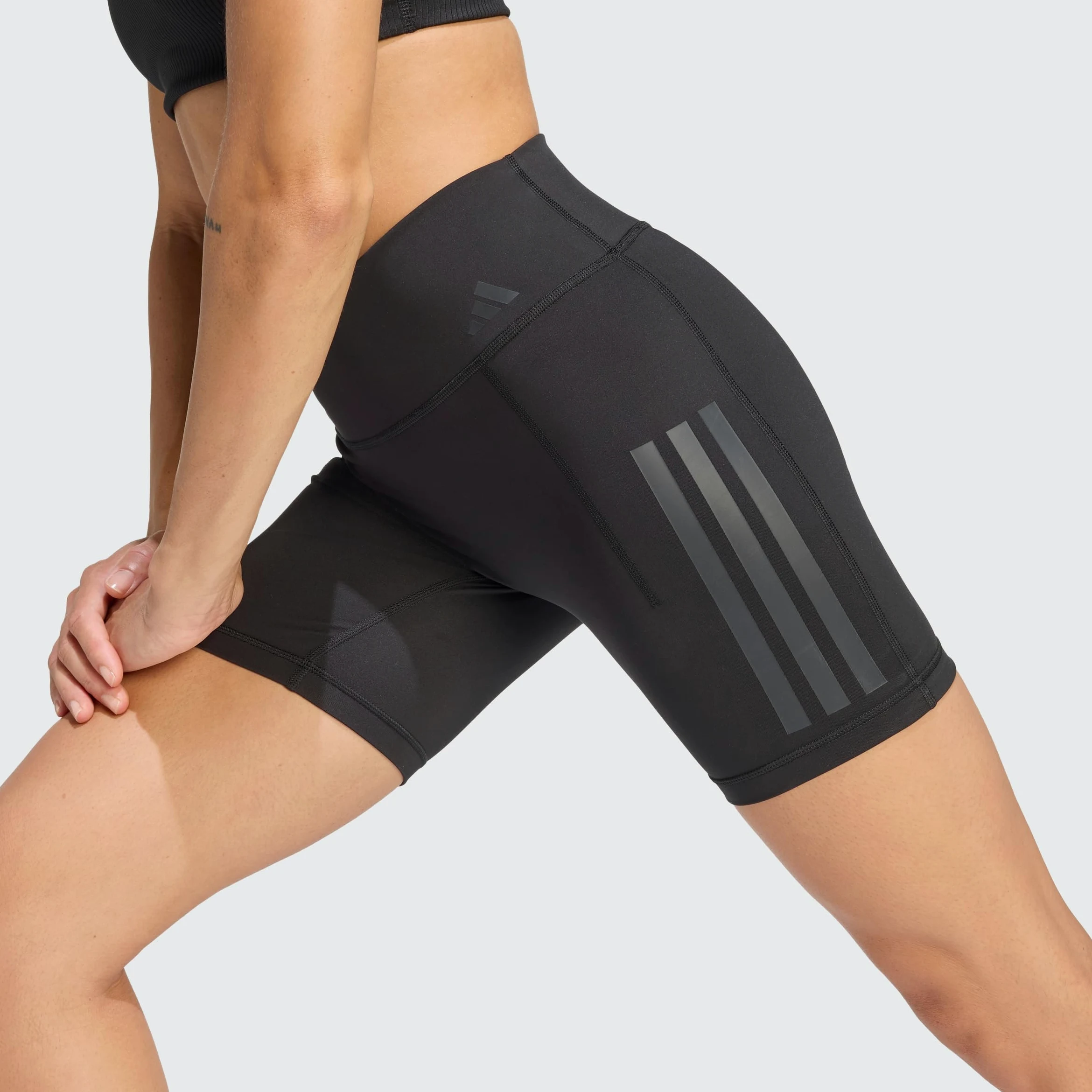 adidas Optime Workout 3-Stripes Short Leggings - Medias (1/4) Mujer