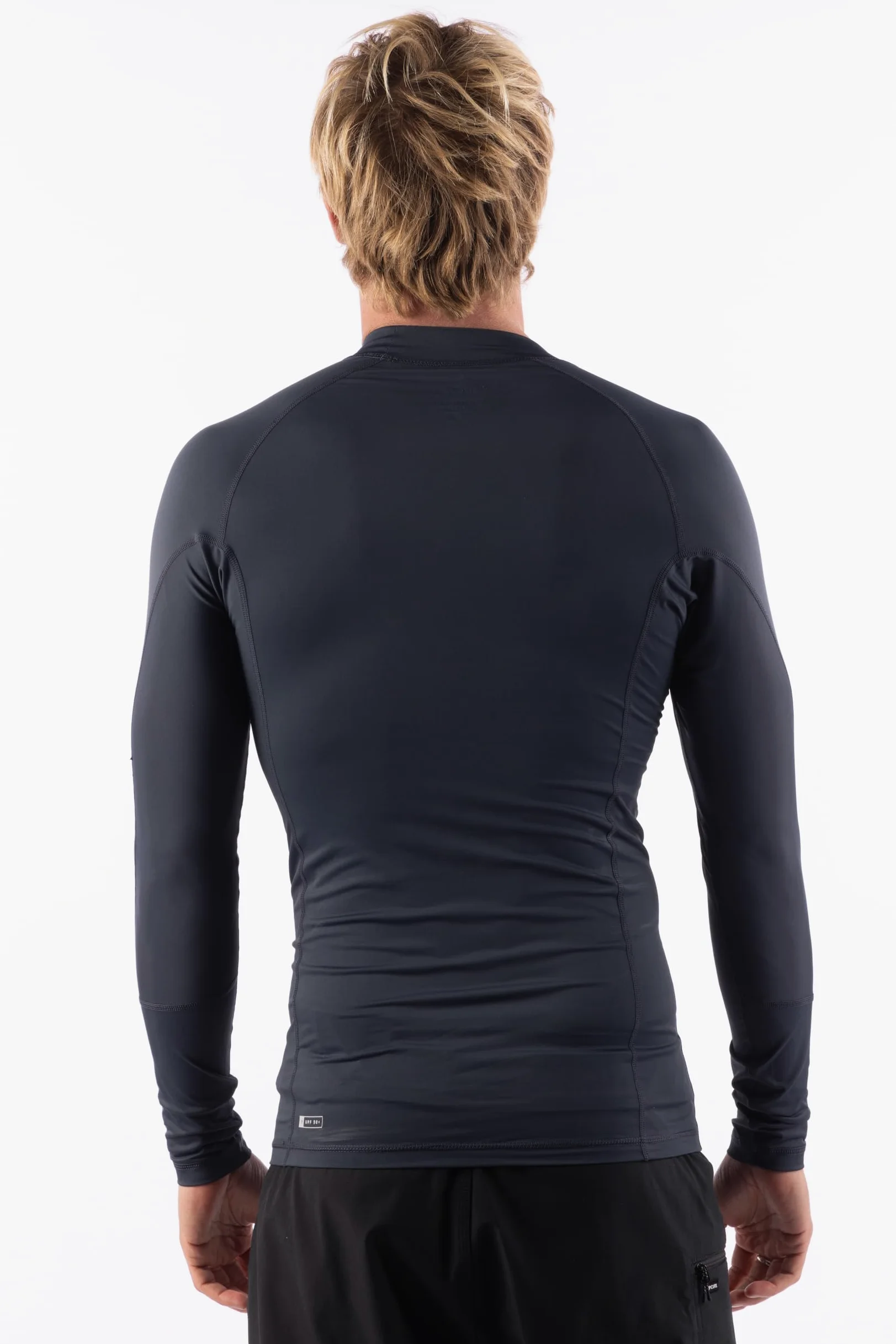 RIP CURL Long Sleeve Rashguard - UPF 50+ Sun Protection Surf Shirt, Tight Fit Rash Vest Camisa de protección de Sarpullido Hombre