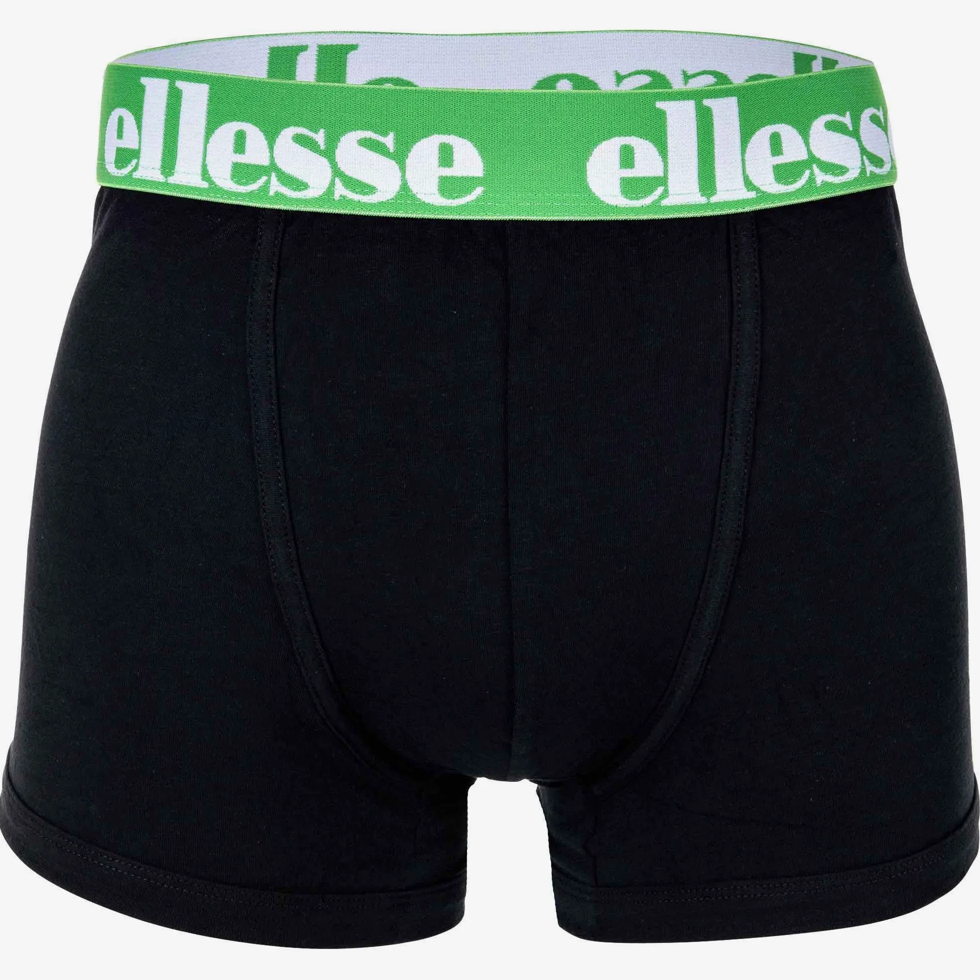 Ellesse Yema Calzoncillos tipo bóxer para hombre, paquete de 7 unidades, con logotipo, sin bragueta, algodón elástico