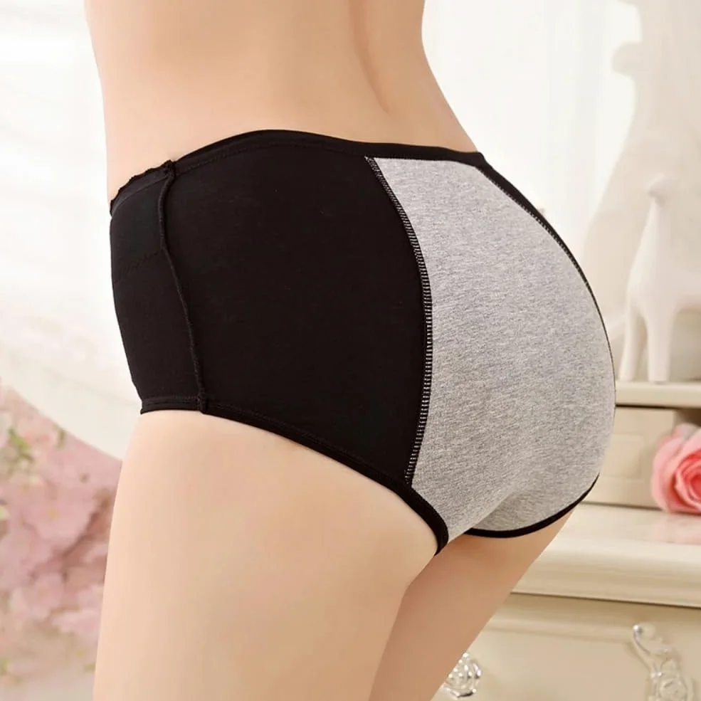 Paquete de 9 Bragas de Algodón Eriod Bragas Menstruales de Estilo Hipster Cómodas Ropa Interior Posparto Absorbentes A Prueba de Fugas Con Flujo Abundante En La Entrepierna Paquete Múltipl