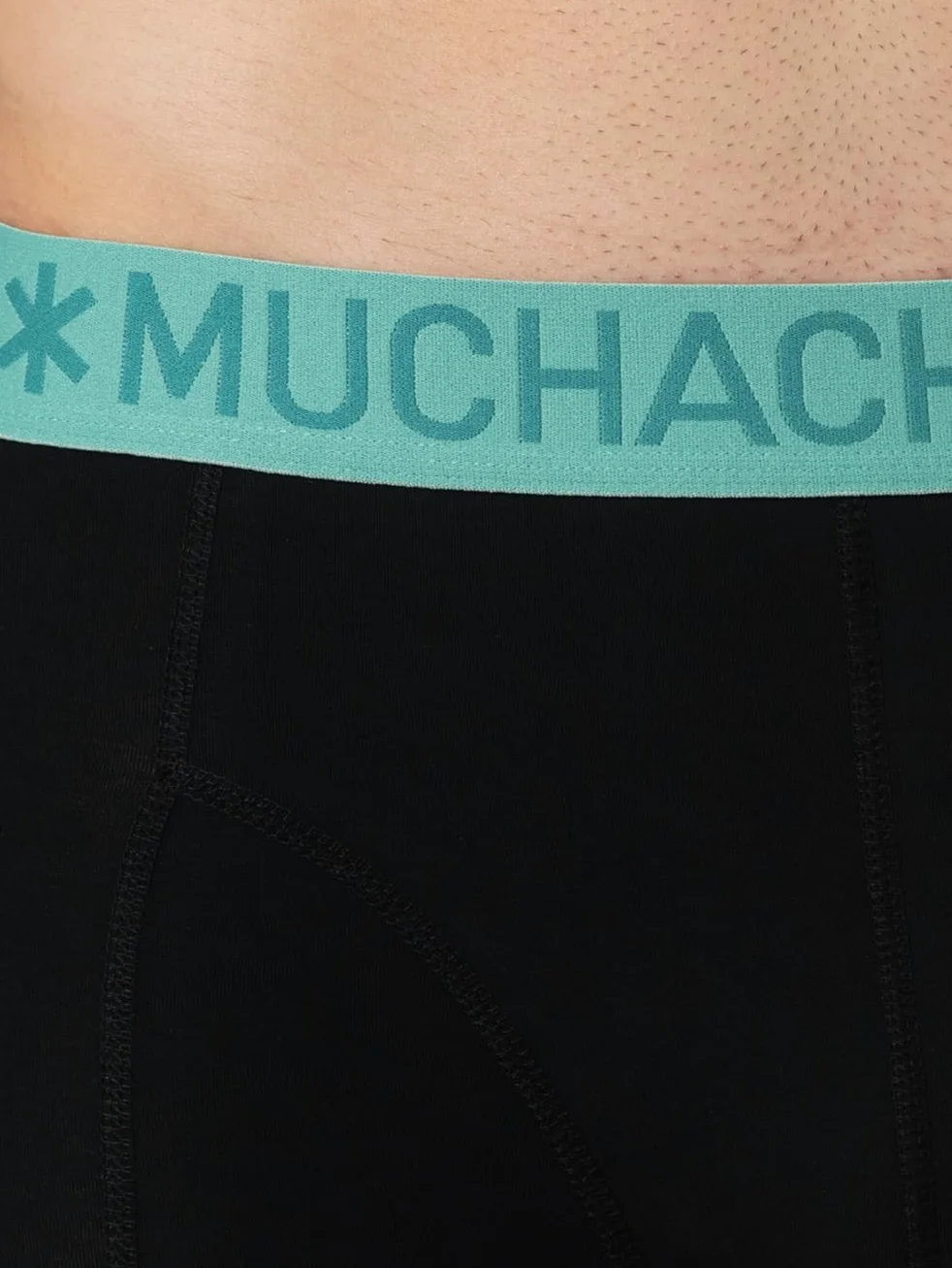Muchachomalo Calzoncillos para Hombre, Ropa Interior Lisa de Algodón para Hombre, Pack de 4 Unidades, Bóxers Lisos de Corte Clásico con Cintura Elástica