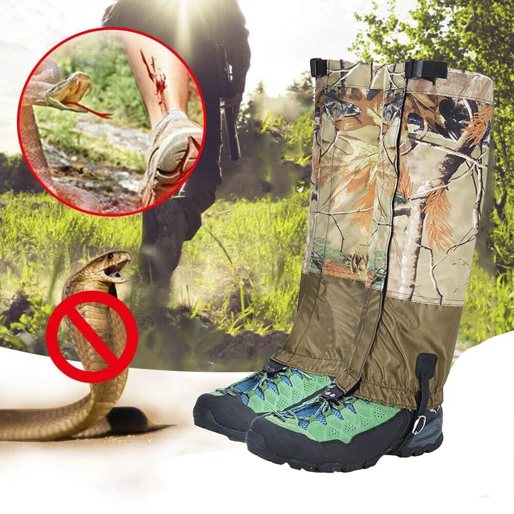 Polainas For Piernas,Polainas For Piernas Transpirables,Polainas For Zapatos Ligeras Ajustables,Leggings A Prueba De Serpientes For Senderismo, Montañismo Y Escalada Al Aire Libre For Hombres Y Mujere