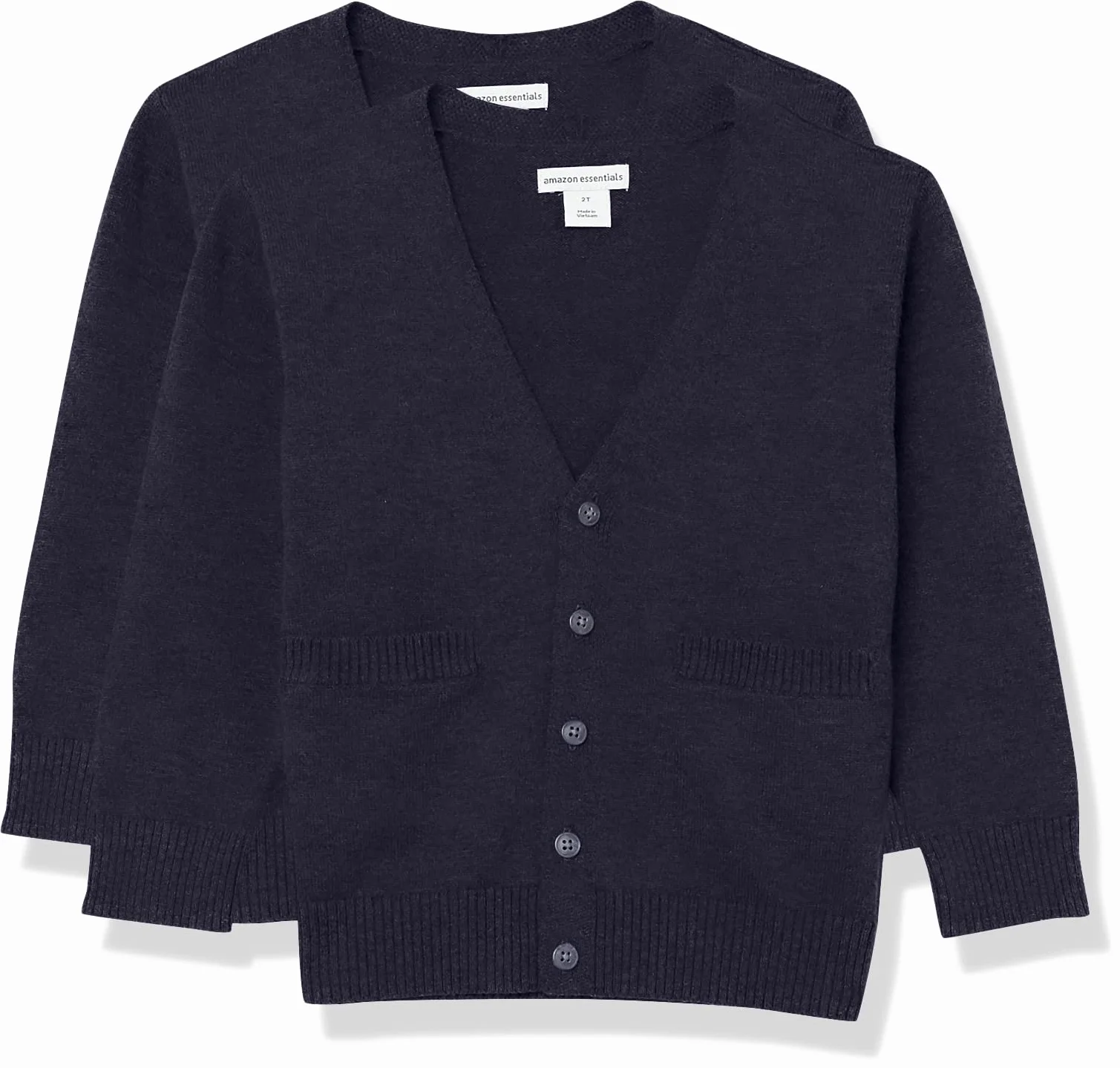 Amazon Essentials Niños Rebecas en algodón Liso