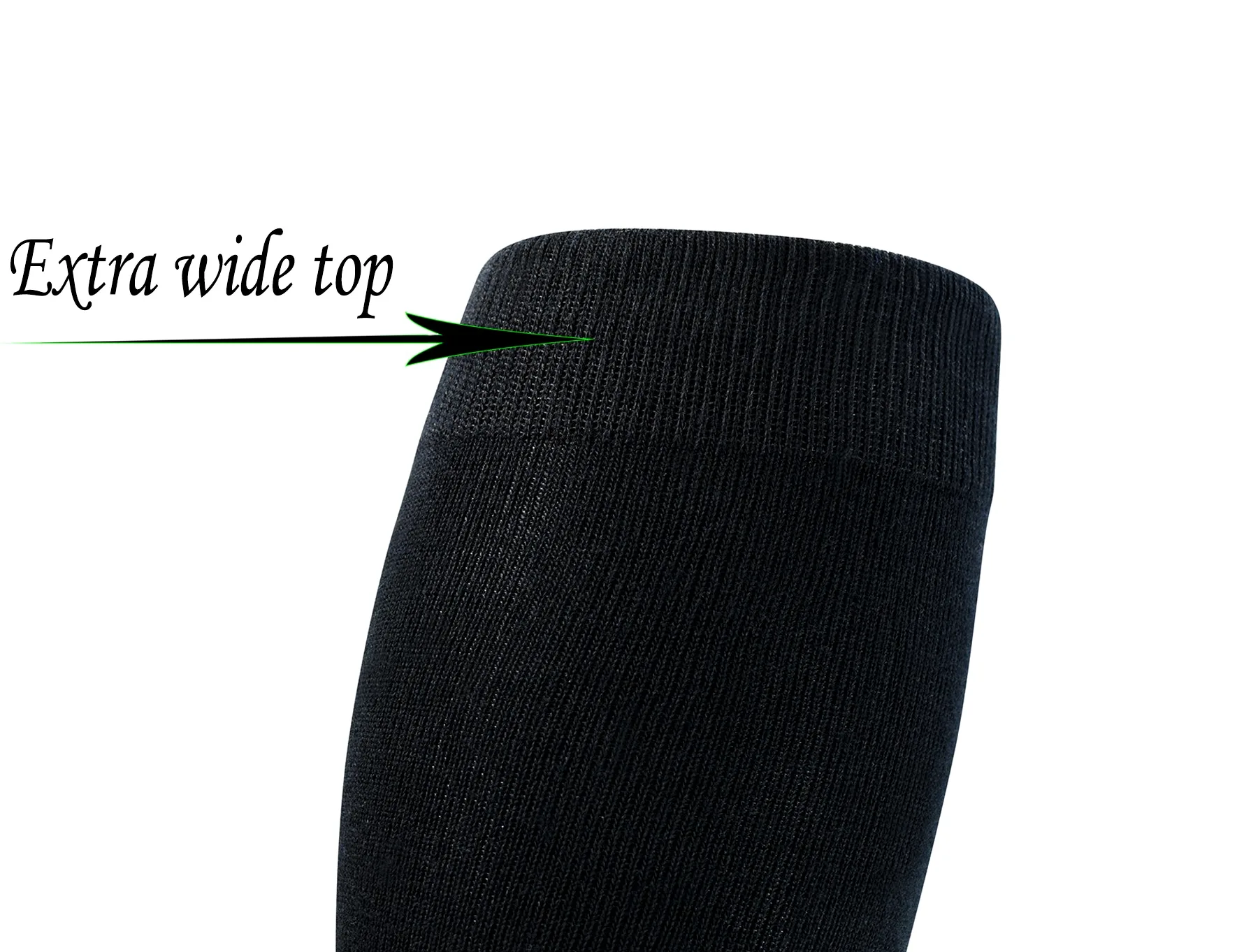 Yomandamor Calcetines de vestir anchos para hombre, 4 pares, talla L, adecuados para todas las estaciones