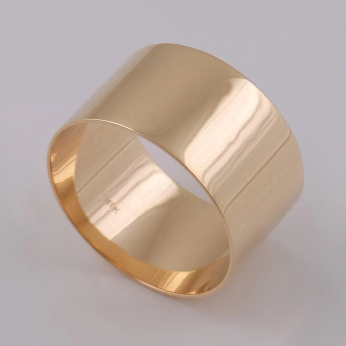 Alianzas de boda, oro amarillo de 9 K/14 K/18 K, ancho 12 mm, bisutería de regalo de cumpleaños