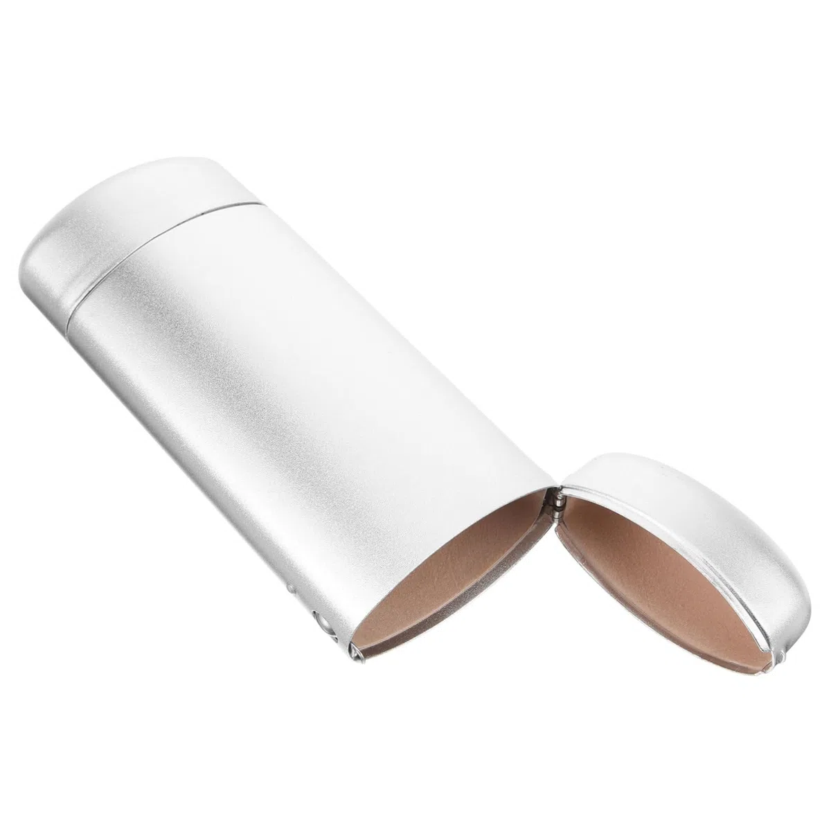 FOMIYES estuche de aluminio para gafas lentes estuche para gafas carcasa dura estuche duro para gafas de sol Caja de vasos impermeables estuche de gafas de viaje aleación de aluminio Plata