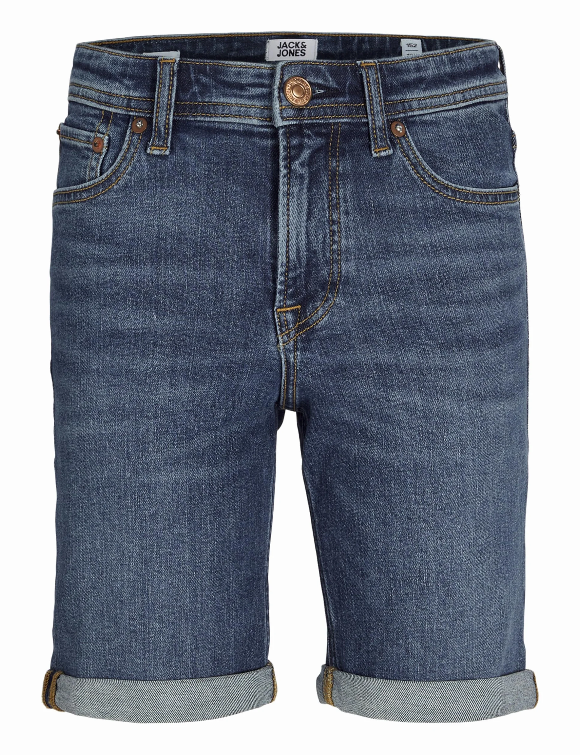 JACK & JONES Jjirick Jjoriginal Shorts Am 360 Sn Jnr - Pantalones Cortos Vaqueros Niños