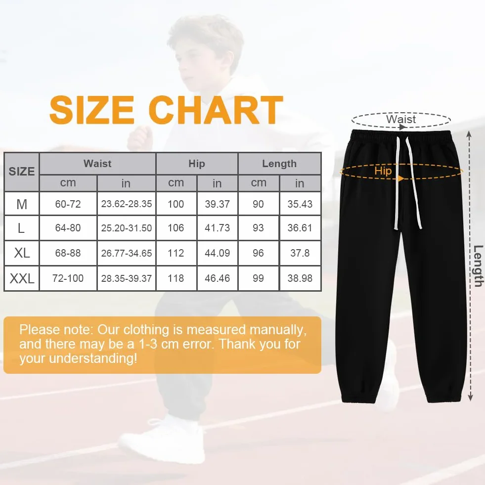 Pantalones para Niño Deportivos Casuales Pierna Recta Cintura Elástica Dos Bolsillos