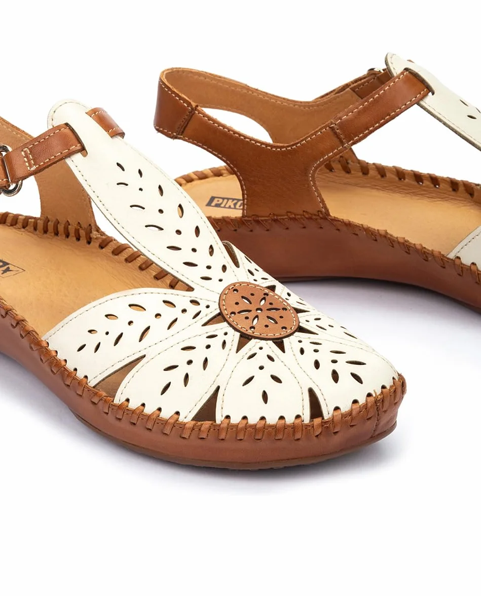 Pikolinos Zapatos semiabiertos en Cuero P. Vallarta Señora