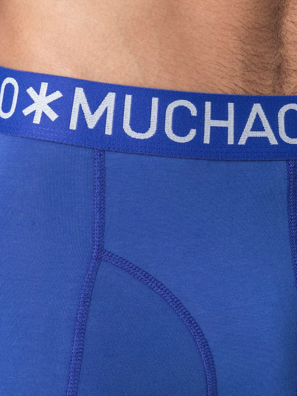 Muchachomalo Calzoncillos para Hombre, Ropa Interior Lisa de Algodón para Hombre, Pack de 7 Unidades, Bóxers Lisos de Corte Clásico con Cintura Elástica