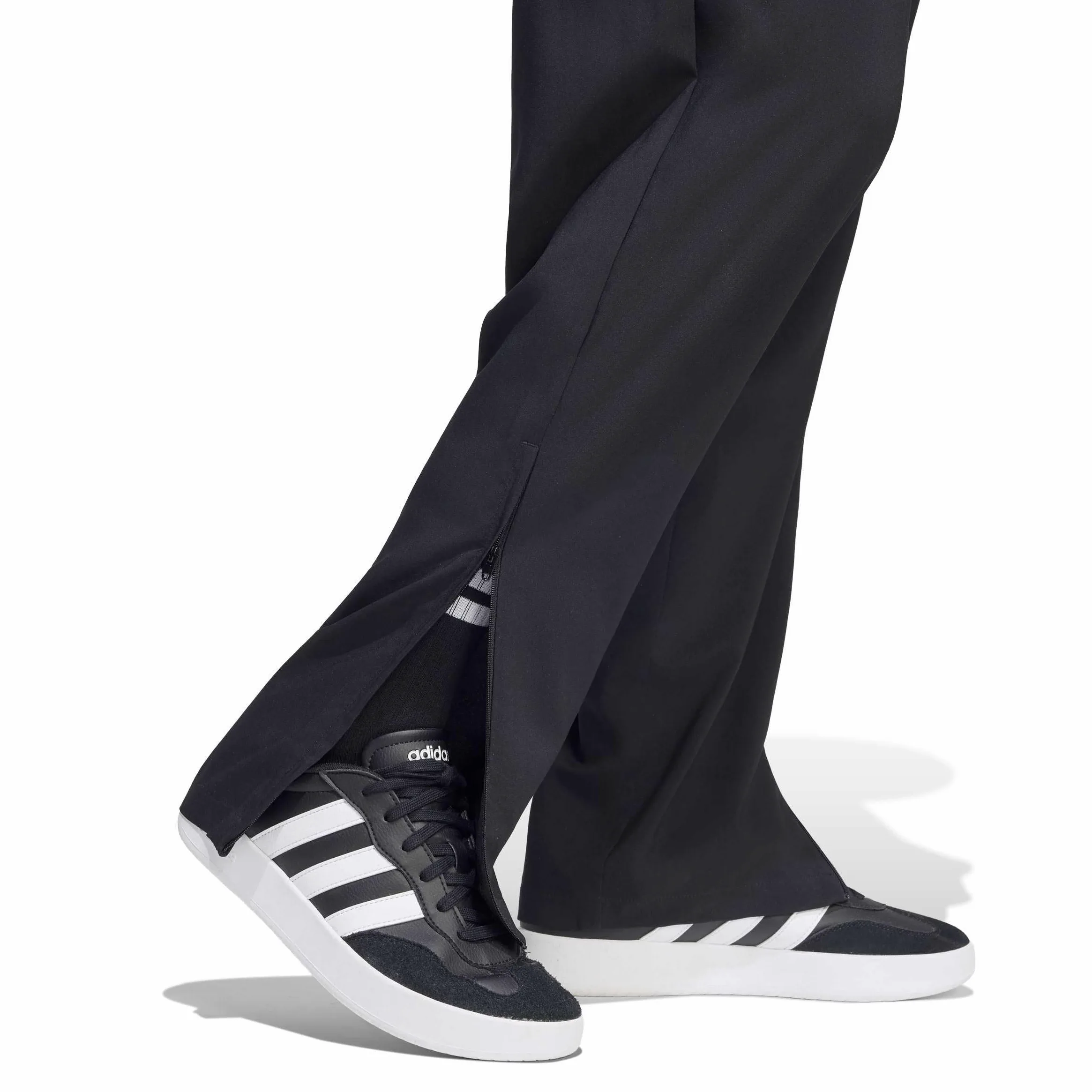 adidas Hombre Essentials Small Logo Stanford Lite Woven Tapered Open Hem Pants, Black, 3XL