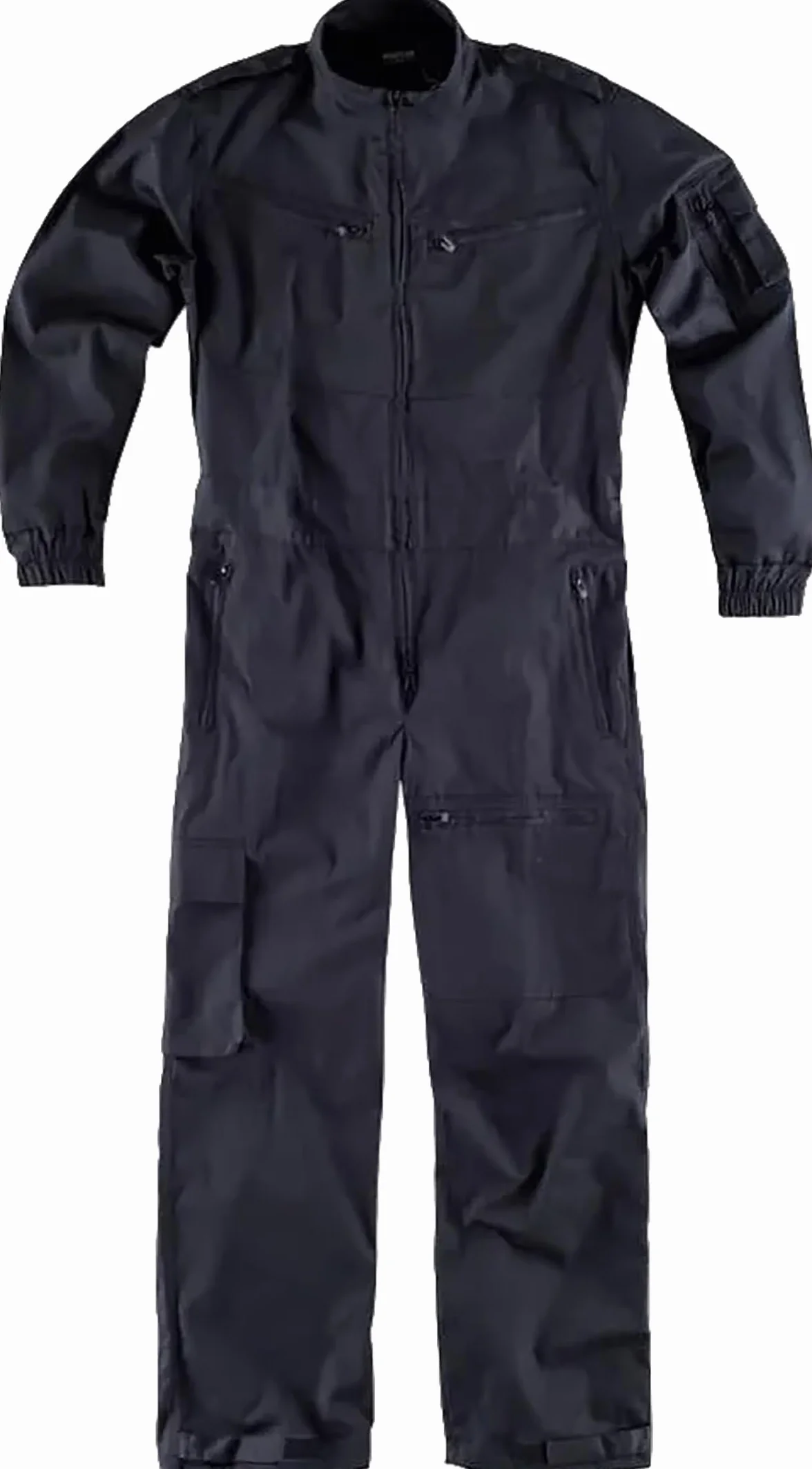 WORKTEAM Buzo de Trabajo Multibolsillos Mono para Mecánico e Industria, Tejido Ripstop Antidesgarro de Alta Resistencia, Cuello Alto y Cremallera de Doble Tirador. Unisex
