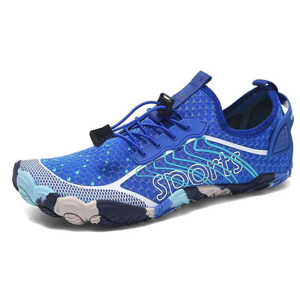 Zapatos de Agua para Hombres y Mujeres de Secado Rápido Descalzos Cinco Dedos Antideslizantes para Playa Piscina Nadar Surf Buceo Pesca y Senderismo