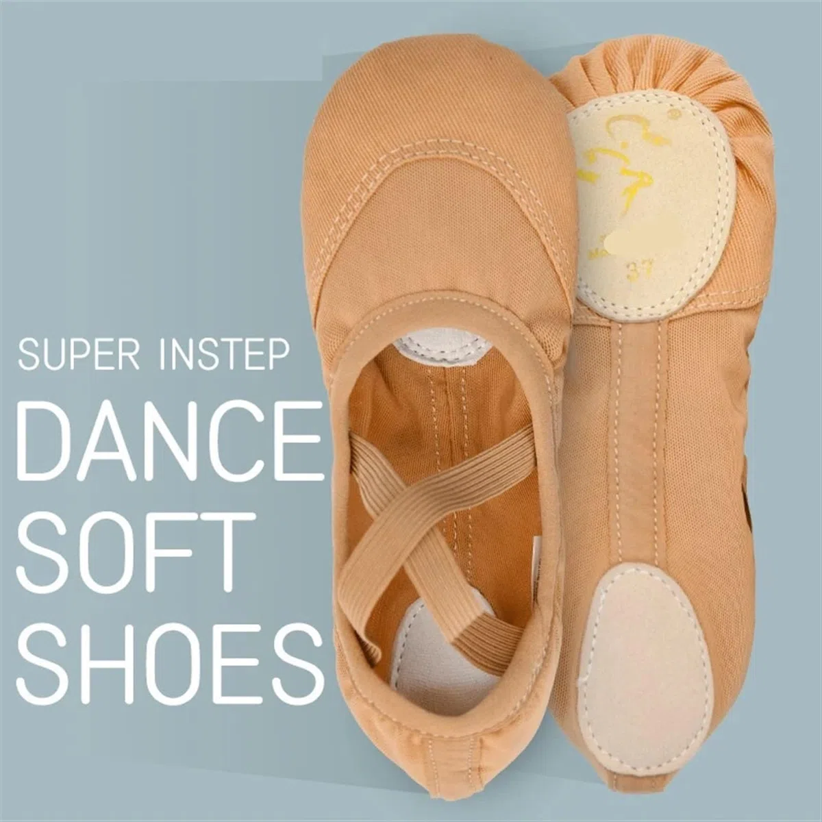 Zapatillas de Ballet Bailarina Ballet Zapatos de Ejercicio Ballet Danza Pisos Suaves Mujeres Rosa Tela de Malla elástica Zapatos Deportivos de Mujer(Pink,36)