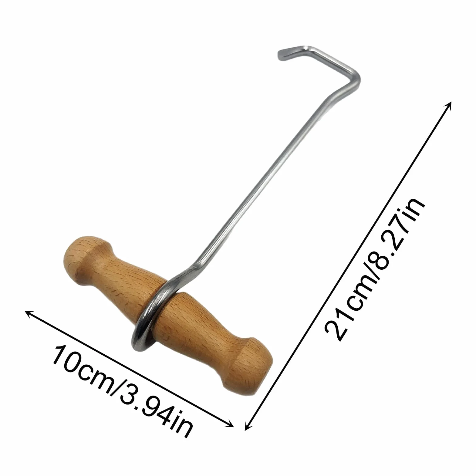 Extractor de botas, con mango de madera, antideslizante, ergonómico, de larga duración, ayuda para familiares, mujeres, amigos, senderismo, caminata