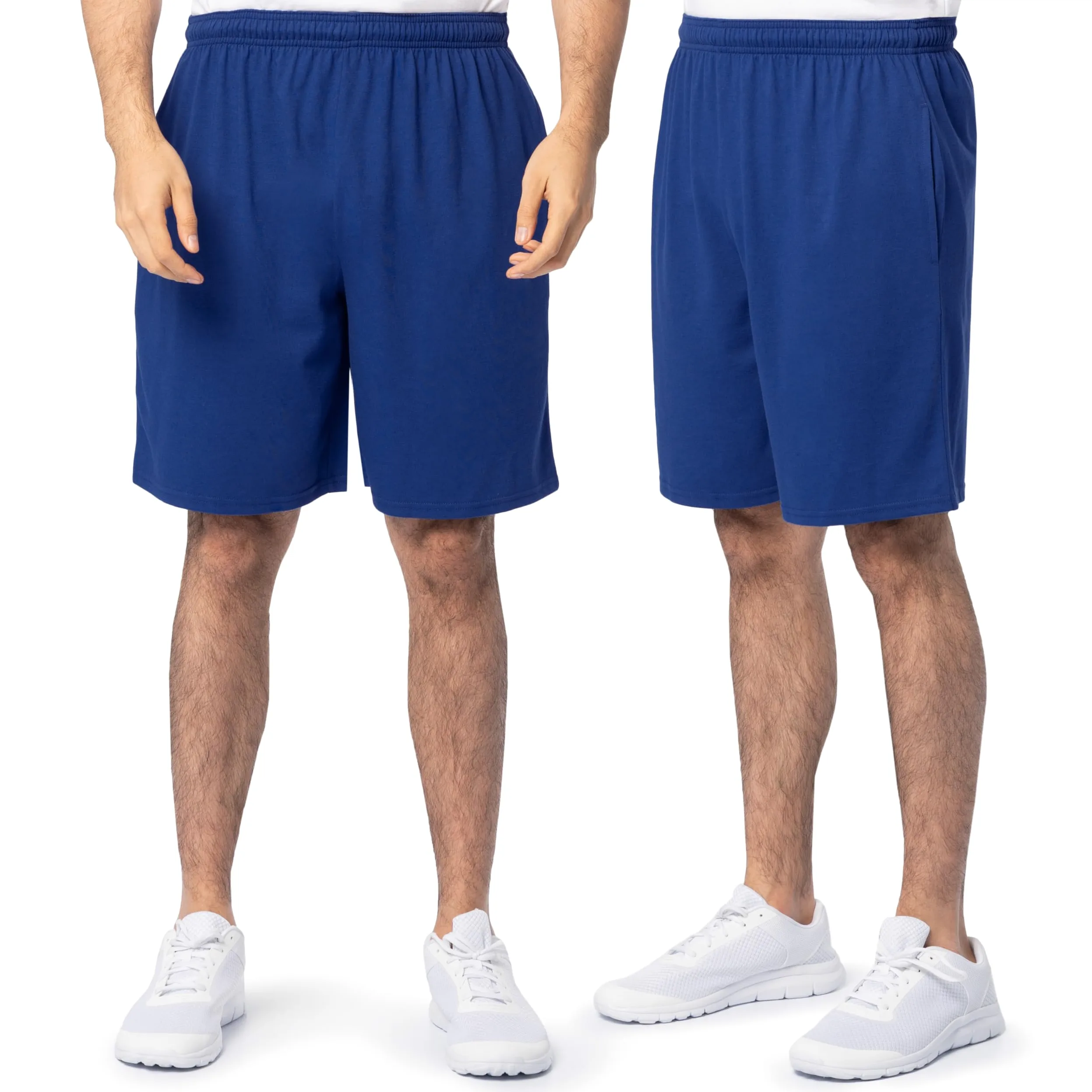 Fruit of the Loom Eversoft - Pantalones Cortos de Algodón con Bolsillos (S - 4XL) - Pantalones Cortos Informales Hombre