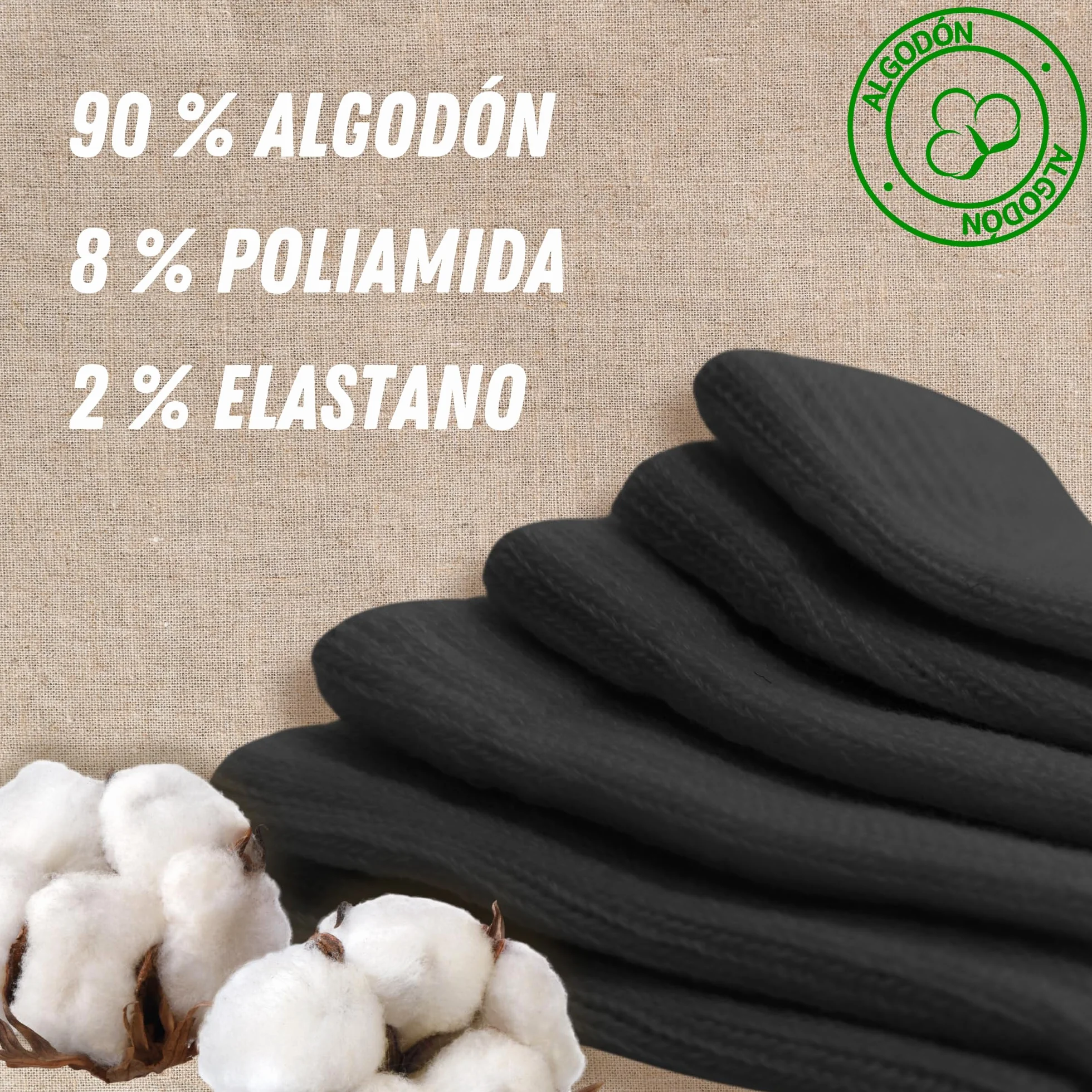 Calcetines Deporte Unisex para Mujer y Hombre - Paquete de 6 Pares