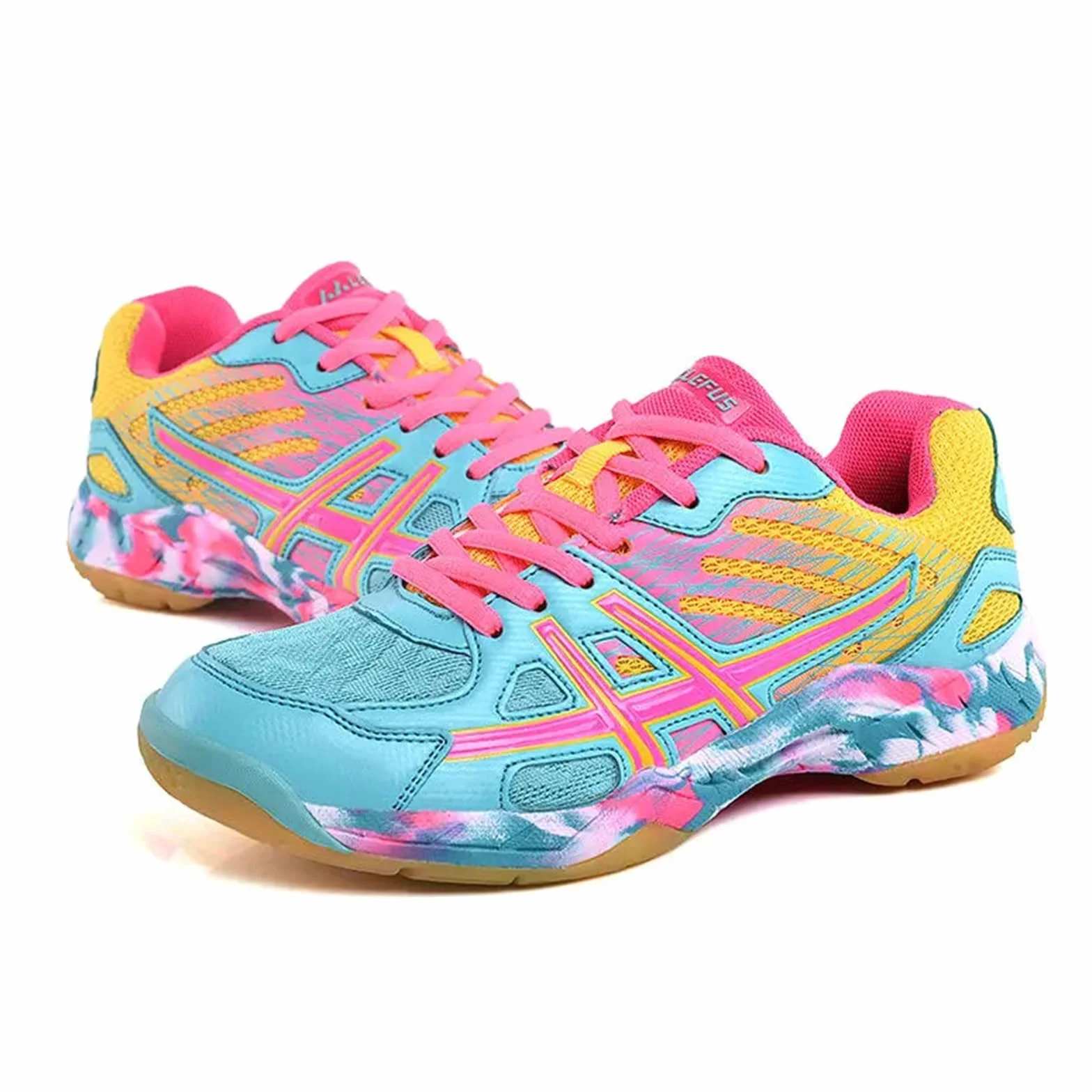 Zapatillas De Bádminton Hombre Tenis para Niños Pickleball Deportivas Ligeras Antideslizantes para Cancha De Squash En Interiores