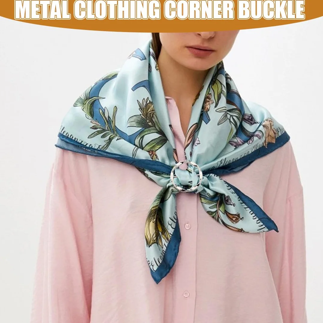 7 pcs T-Shirt Clips, Camiseta, Ropa, Bufanda, Hebilla, Multicolor, Grande, Chal, Lazo, Clip de Corbata, Lazo de Bufanda Suelta, Hebilla de Cinturón, Mujer