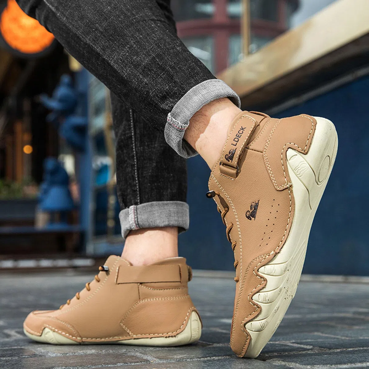 Zapatillas de Deporte Hombre Zapatos de Cordones al Aire Libre Slip-on Sneakers Trekking Tenis Malla Transpirables Vestir Zapatillas Caminar Bambas Gimnasio para Todas Las Estaciones