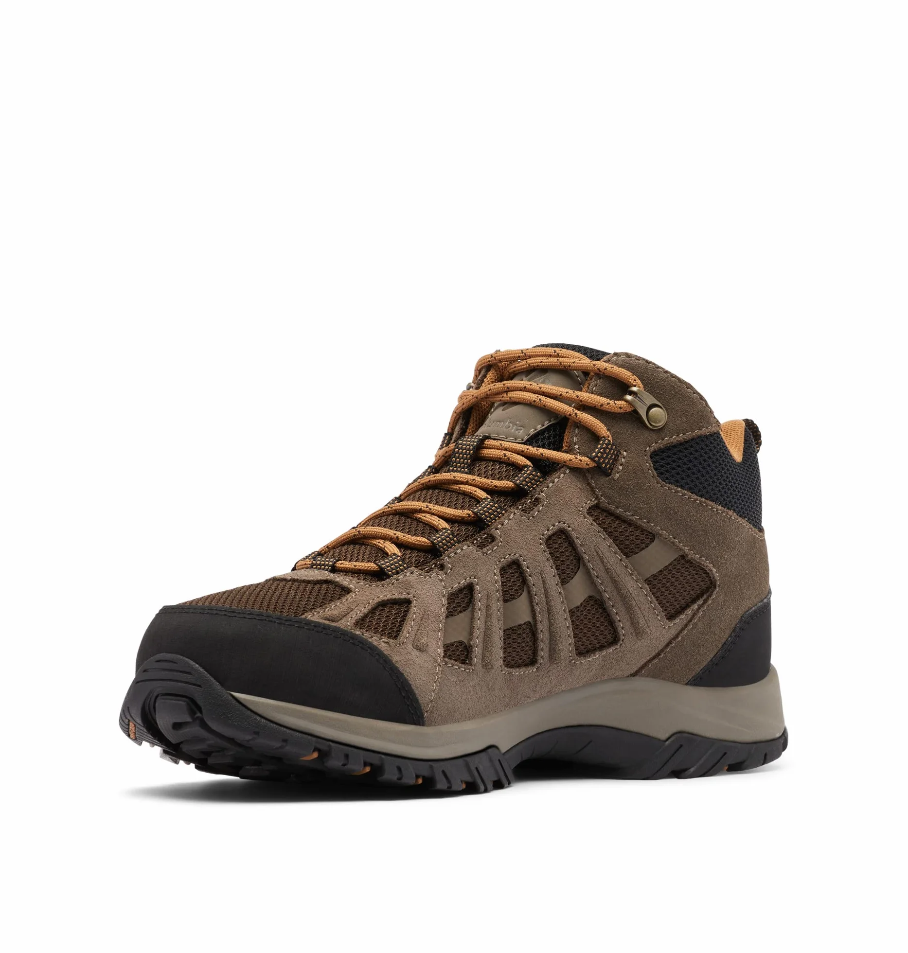 Columbia Redmond 3 Mid WP, Botas montaña de senderismo y trekking, Hombre, Cordovan Elk 2023, 50 EU