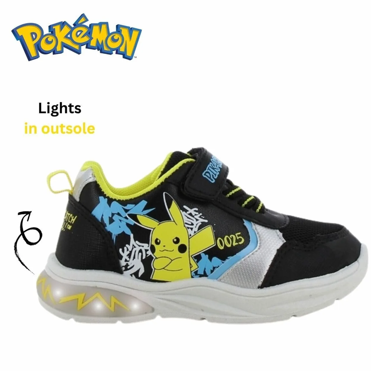 Leomil Pokémon Zapatillas Niño Deportivas | Zapatos para niños, Ligeros y cómodos, Ideal para la escuela y el tiempo libre, Pokémon 30 Years, Regalo para Niños