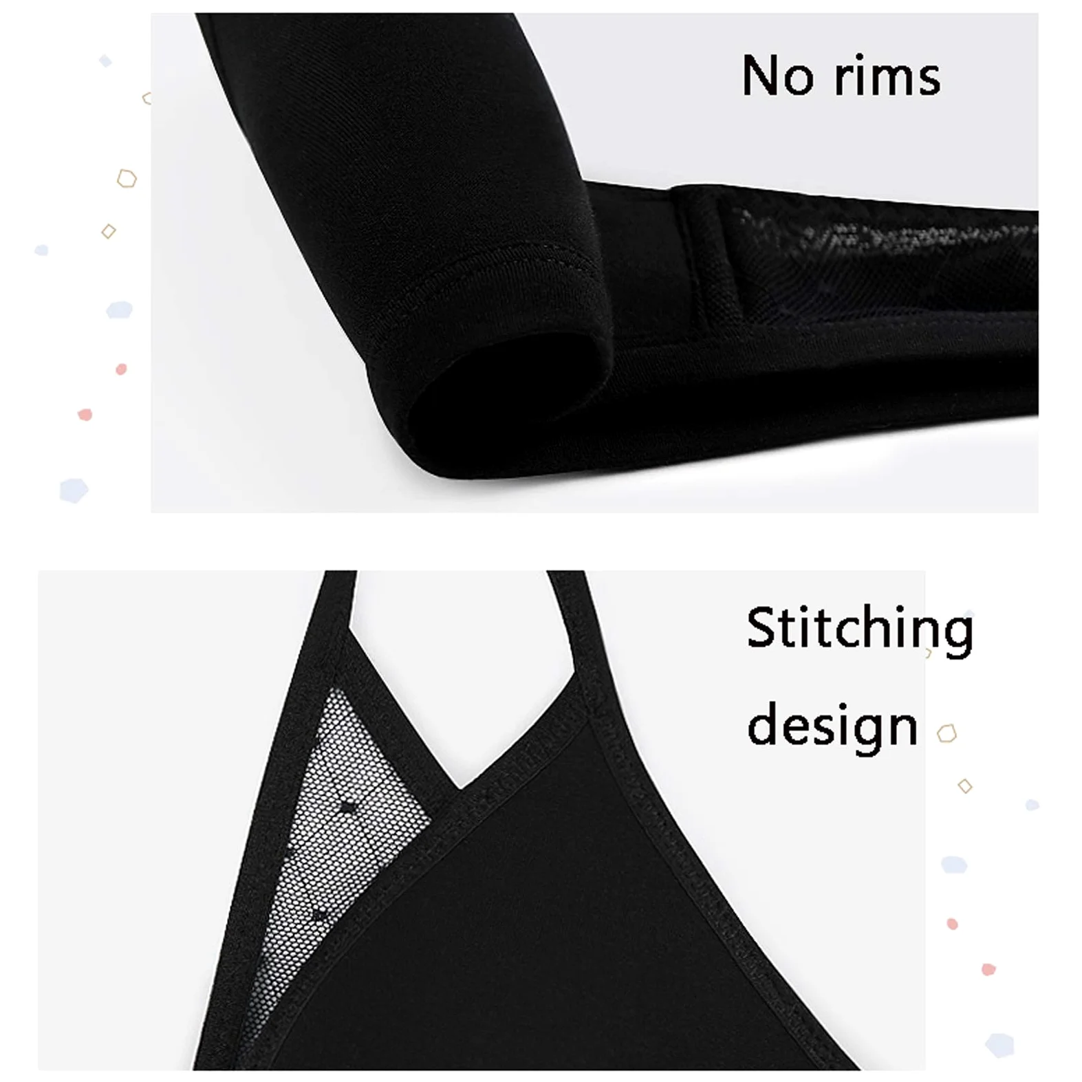 Bralette triángulo para mujer, sujetador y bragas sexys sin alambre, 2 piezas, soporte cómodo para cuello en V profundo (color rosa, tamaño: 80 C)