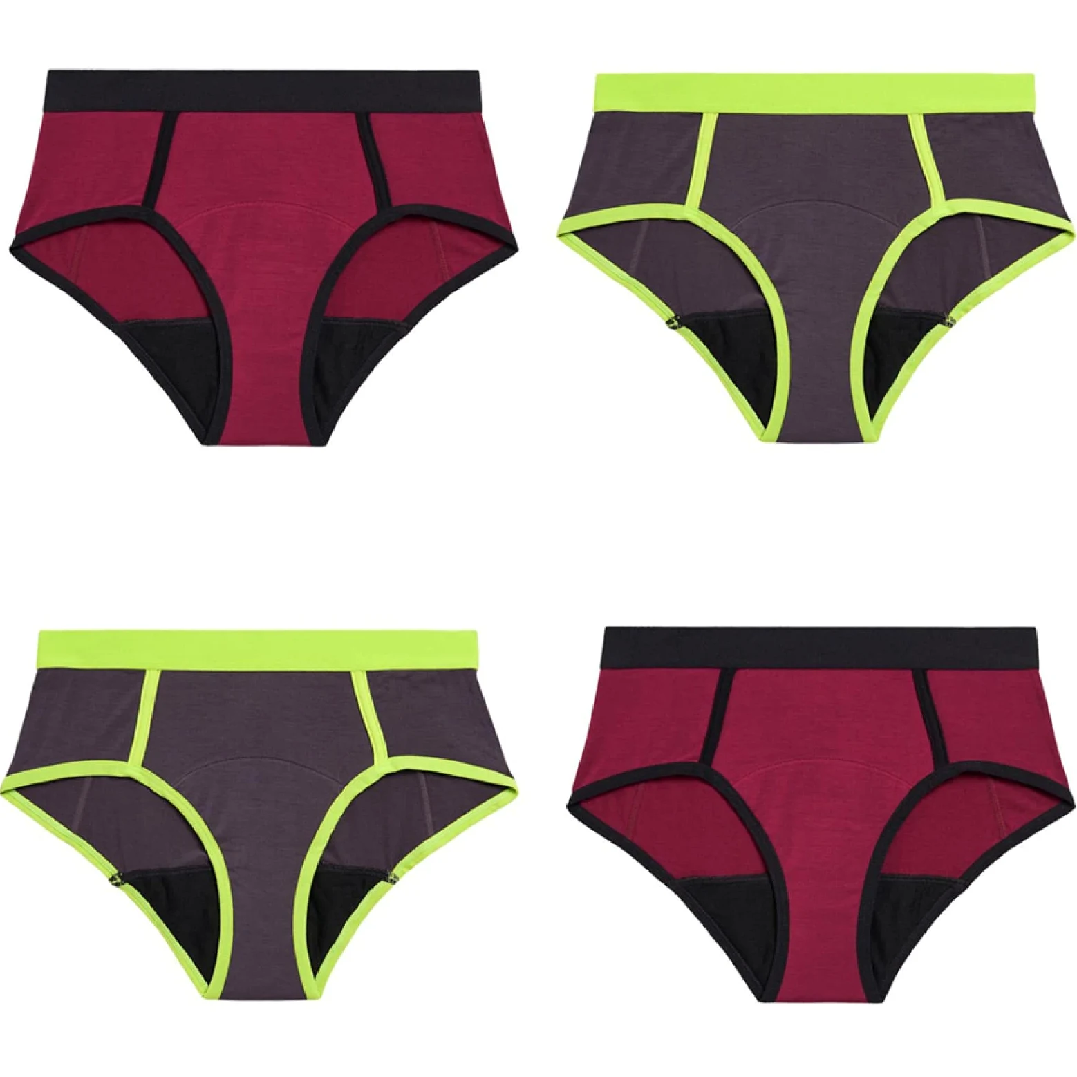Bragas Mujer Pantalones fisiológicos de Cintura Alta para Mujer