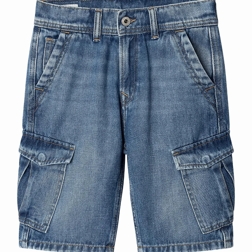 Pepe Jeans Relaxed Jeans Short Cargo Jr Pantalones Cortos para Niños