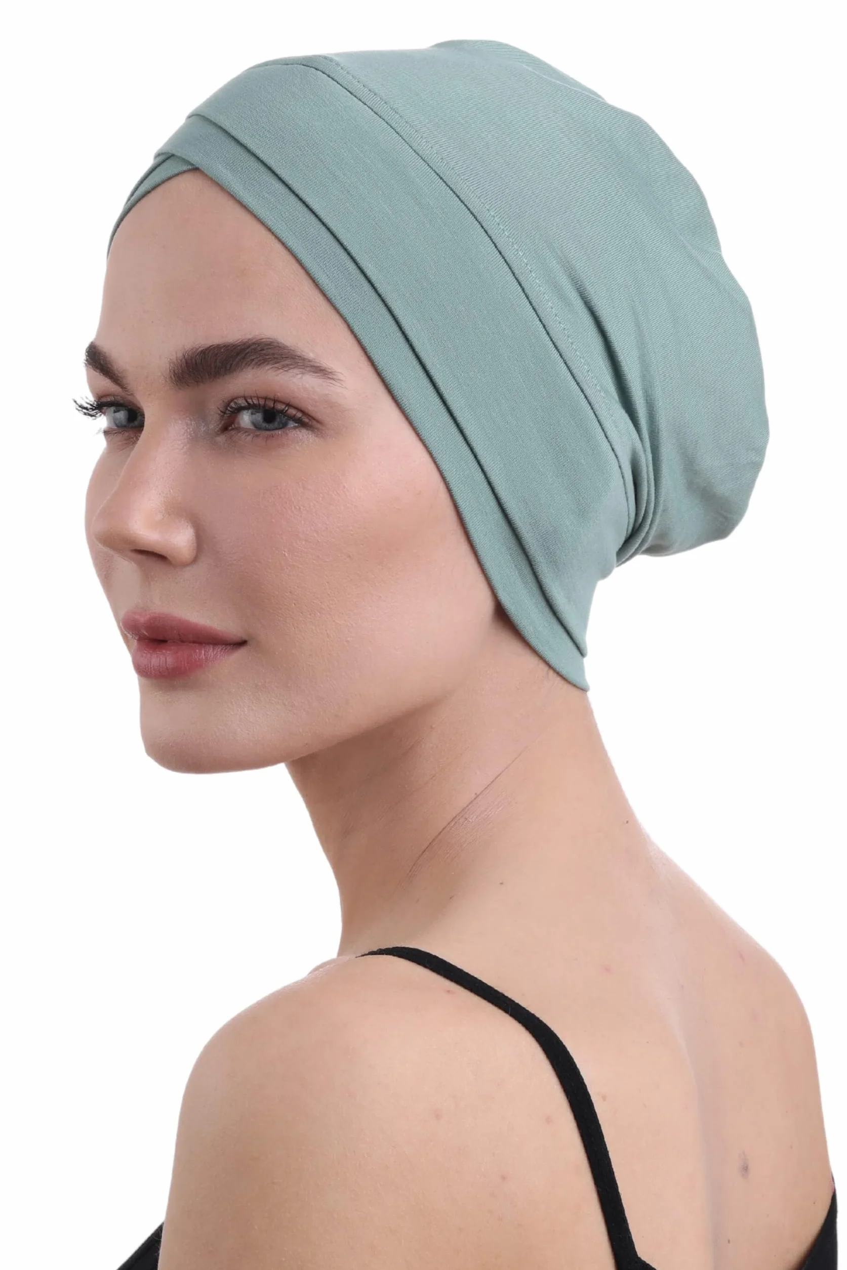 Deresina Gorro Quimioterapia Bambú Mujer Turbante Suave Transpirable Alopecia Caída Cabello