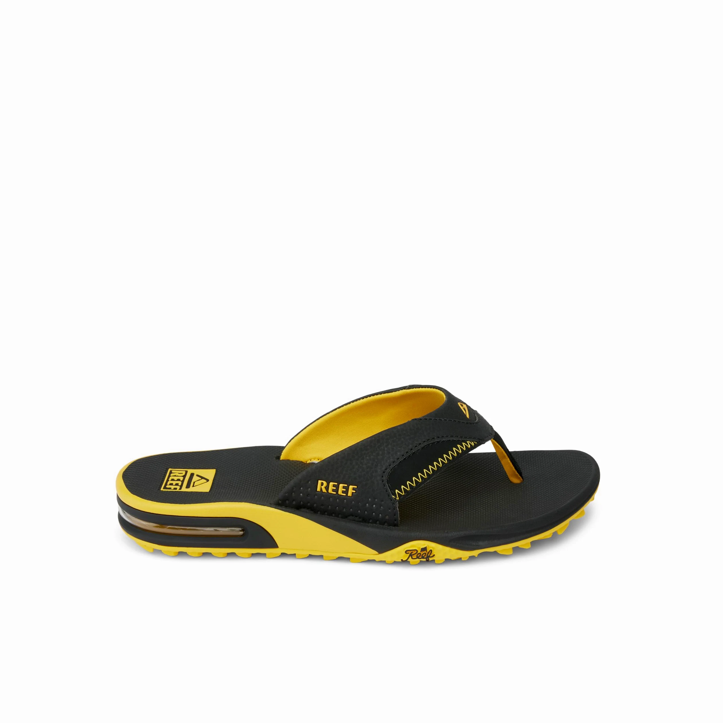 Reef Fanning Pregame Chanclas con abrebotellas para hombre, soporte en el arco, suela duradera, resistentes al agua, Carmesí/Blanco, 45 EU