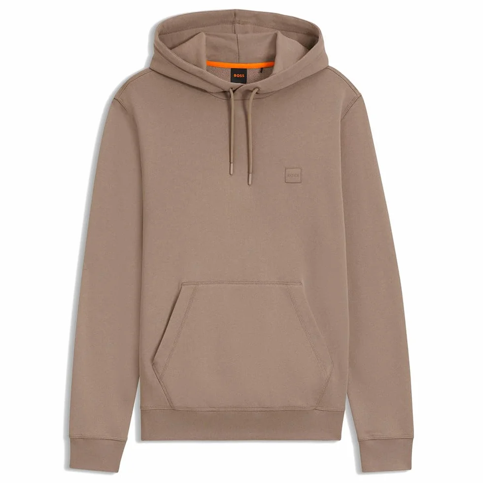 Boss Wetalk Sudadera con Capucha Hombre Corte Regular Algodón Parche Logotipo