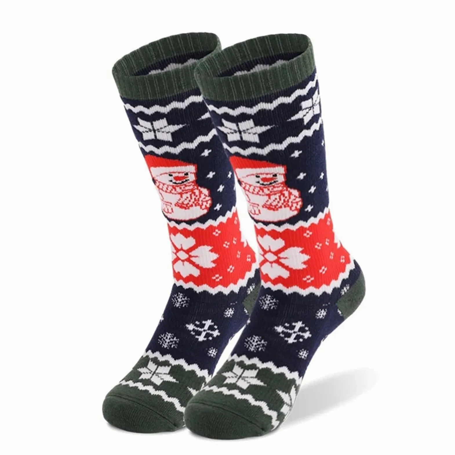Calcetines de esquí for niños, cálidos, térmicos, for deportes invierno, largos, gruesos, algodón, for Navidad Para Esquiar, Snowboard