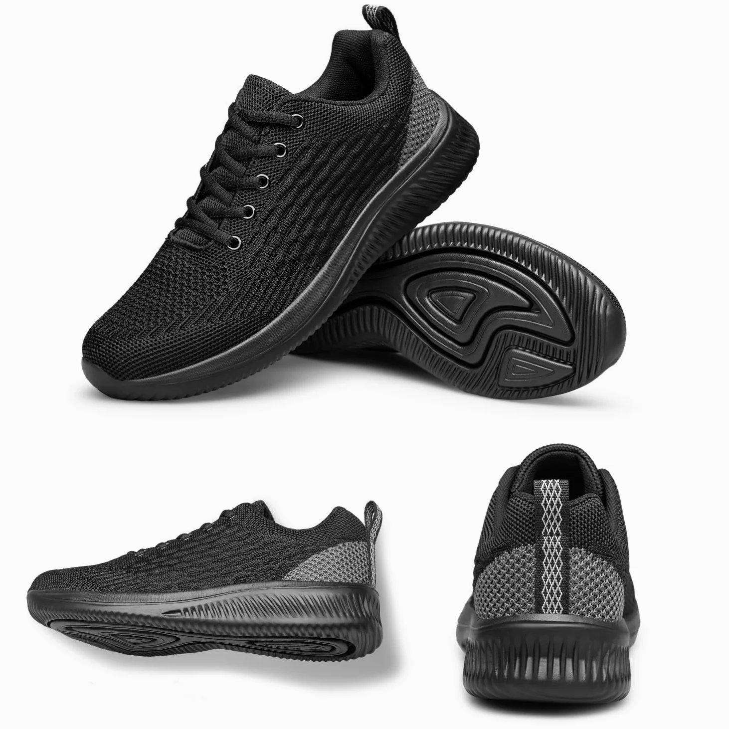 Raoendis Zapatillas deportivas para hombre, para correr, caminar, ligeras, de malla, cómodas, atléticas, fitness, tenis