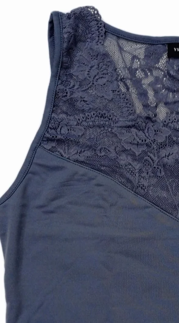 YSABEL MORA Camiseta Térmica Sin Mangas Encaje Elegante y Cómoda, Protección Térmica Avanzada, Libertad de Movimiento, Ideal para Cualquier Ocasión, Tecnología Antihumedad.